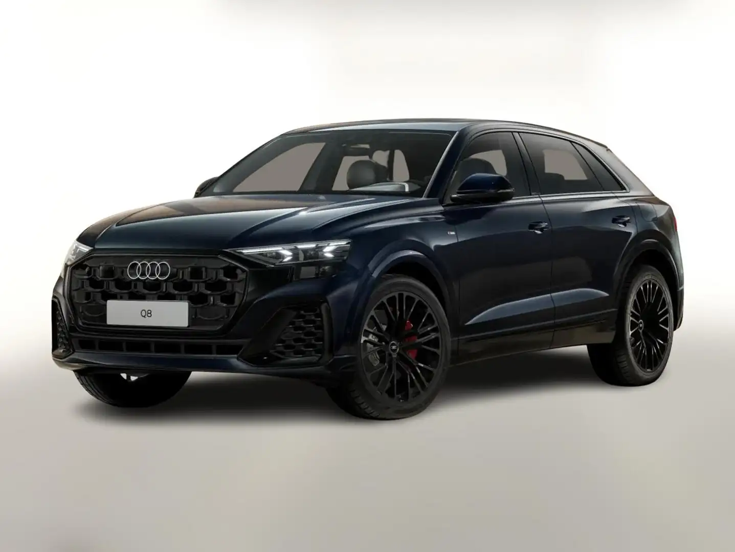 Audi Q8 S line 55 TFSI e 2xS 22Z Laser Tour Pano Stadt ... Blau - 1