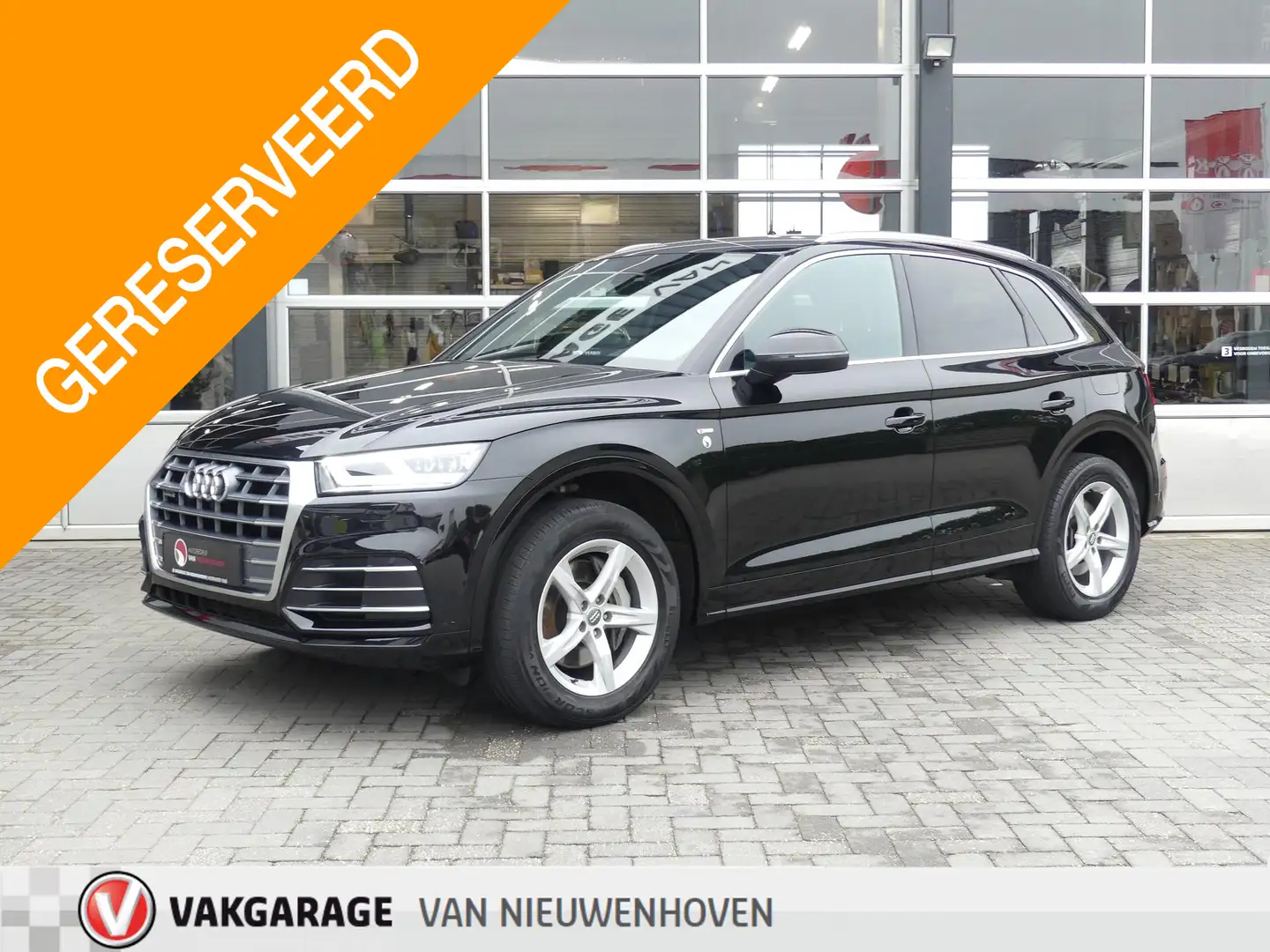 Audi Q5 50 TFSI e quattro S edition *t/m 10de bouwjaar gar Zwart - 1