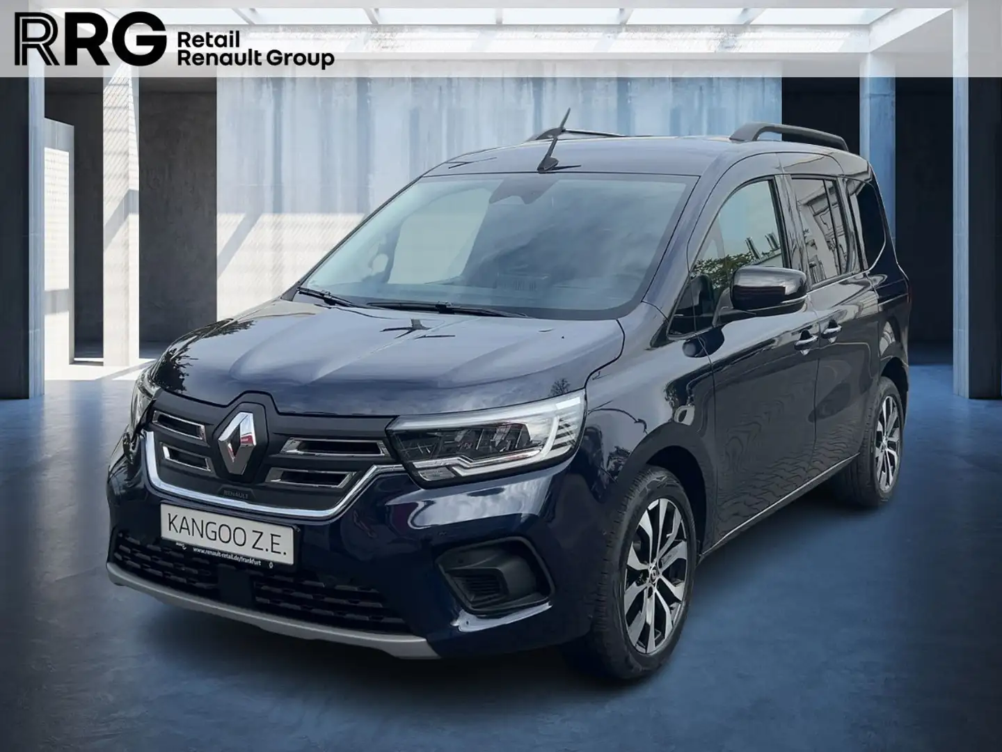 Renault Kangoo E-TECH 100% el. Paket Techno EV45 AC22 ABS Albastru - 1