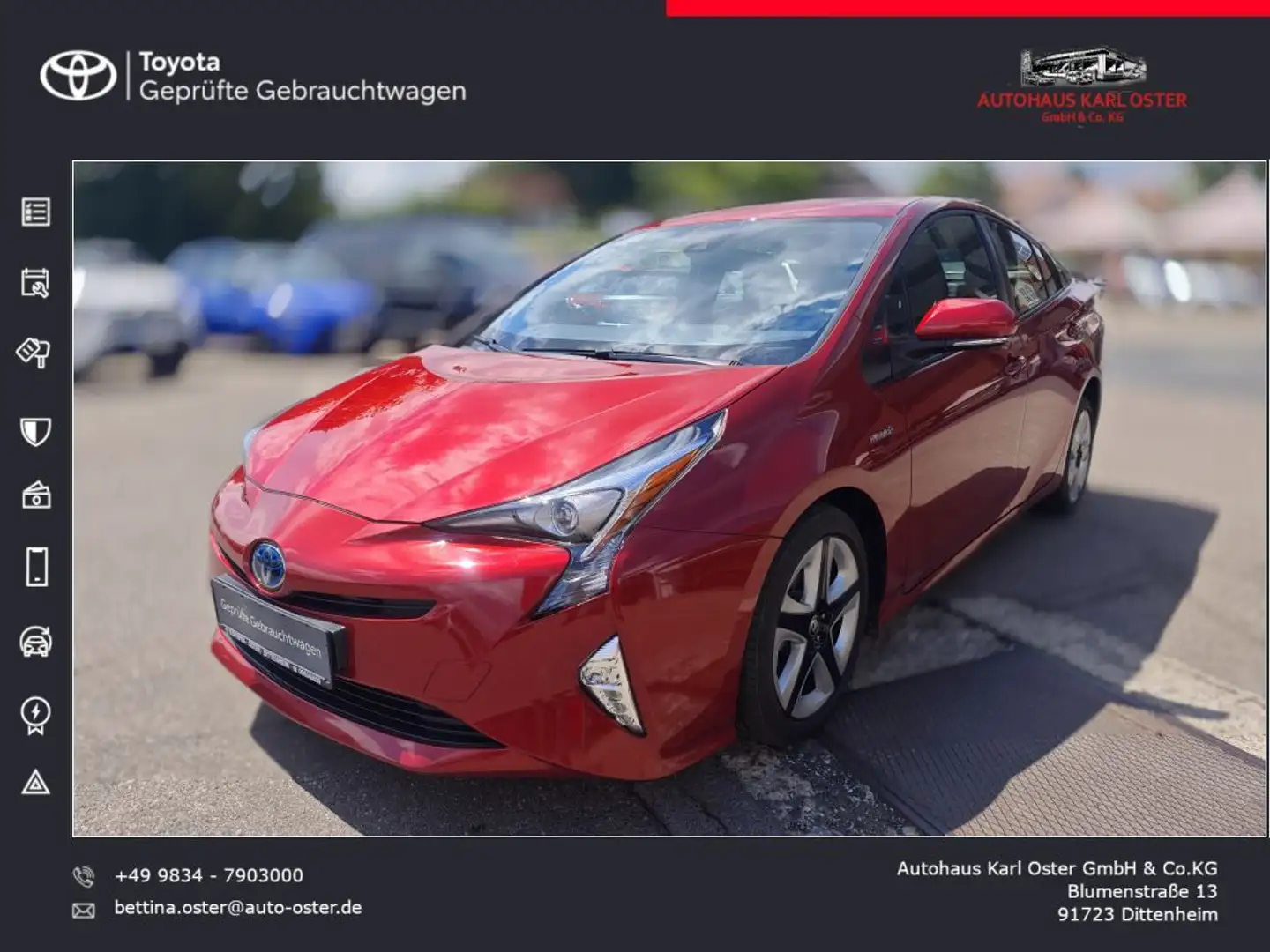 Toyota Prius Hybrid Comfort Rot - 1