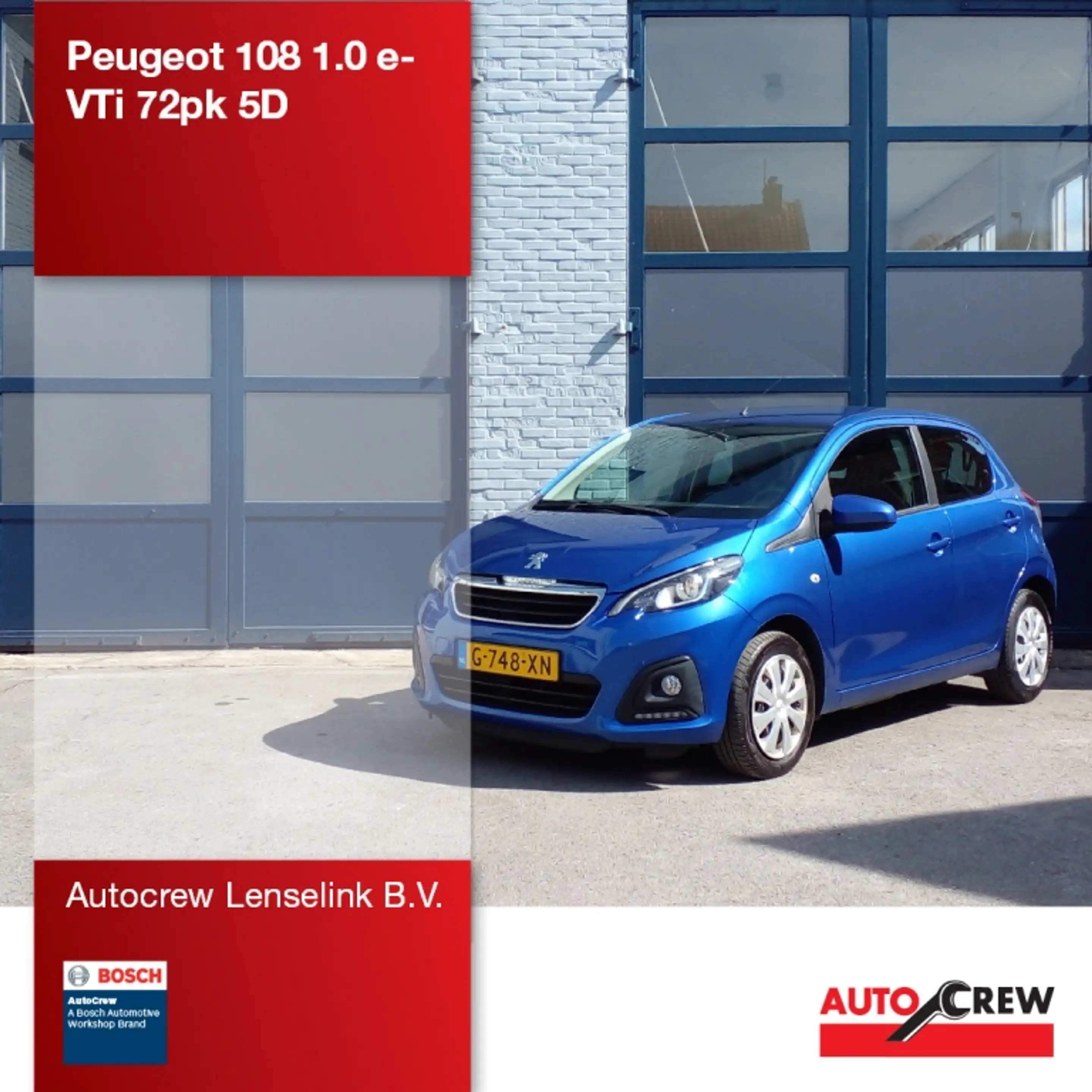 Peugeot 108 1.0 e-VTi 72pk 5D Active