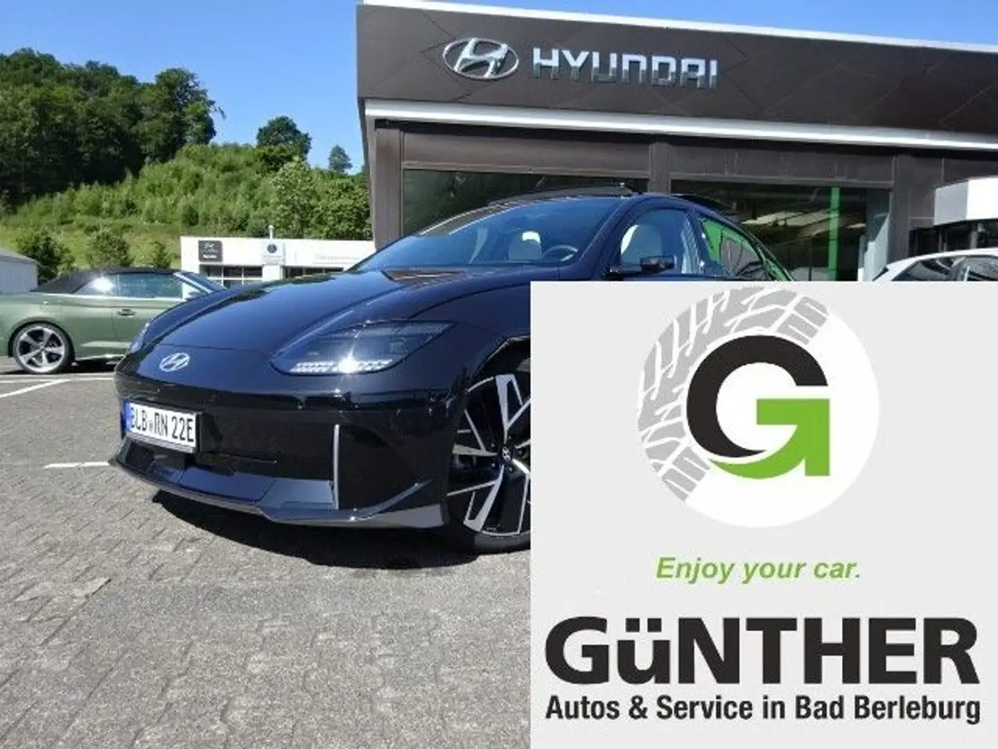 Hyundai IONIQ 6 Uniq Elektro 4WD*Pano*20Zoll*dig.Spiegel Blau - 1