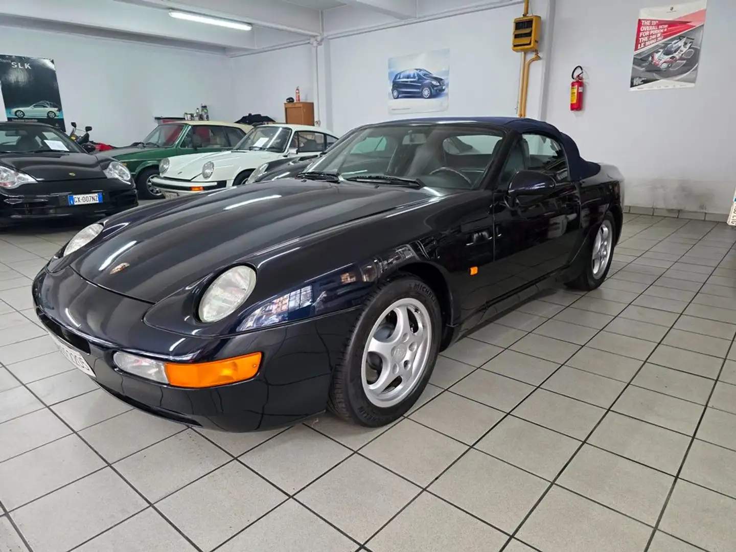 Porsche 968 Cabrio 3.0 ITALIANA/ASI/BOOK SERVICE Albastru - 1