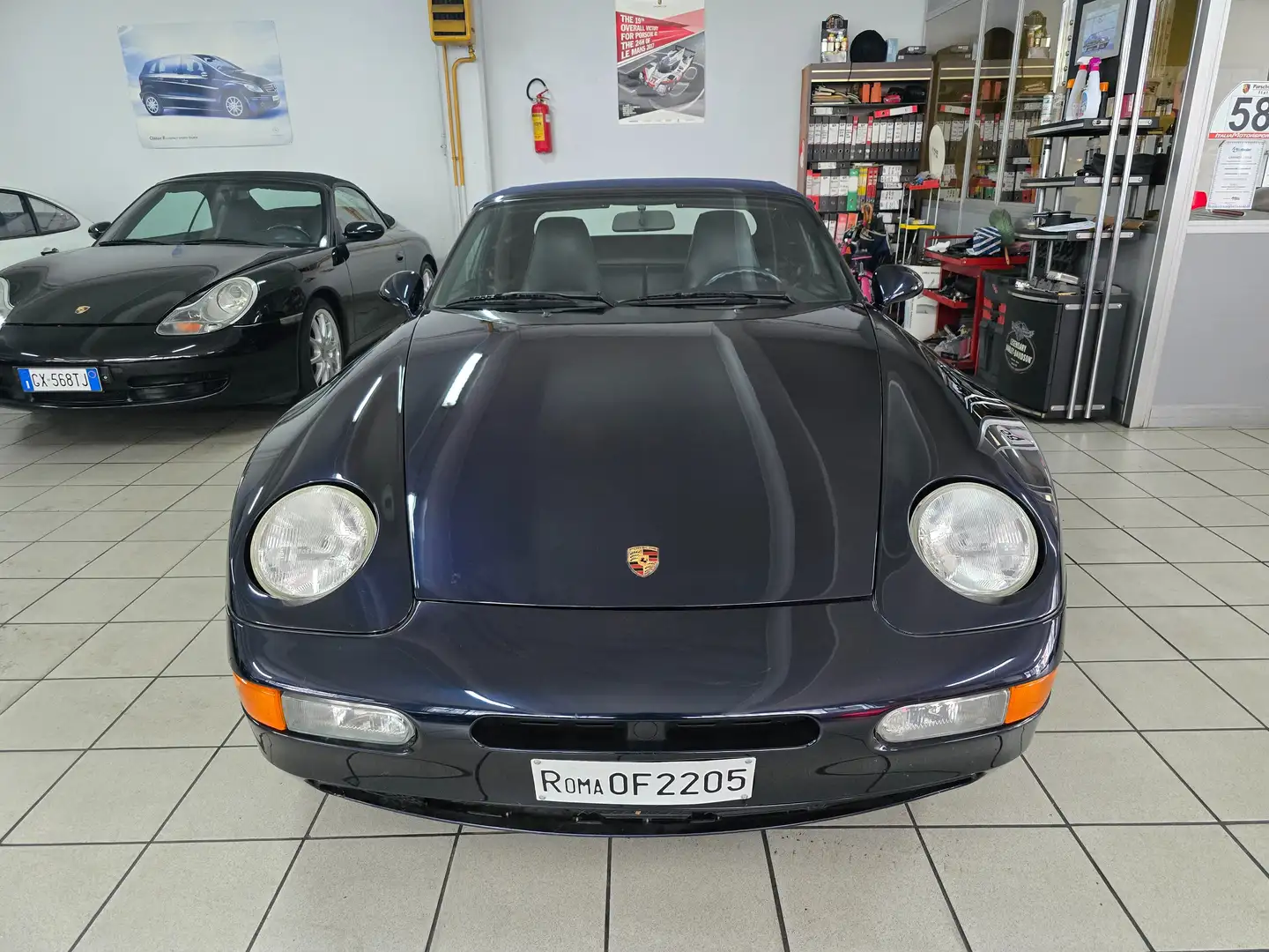 Porsche 968 Cabrio 3.0 ITALIANA/ASI/BOOK SERVICE Kék - 2