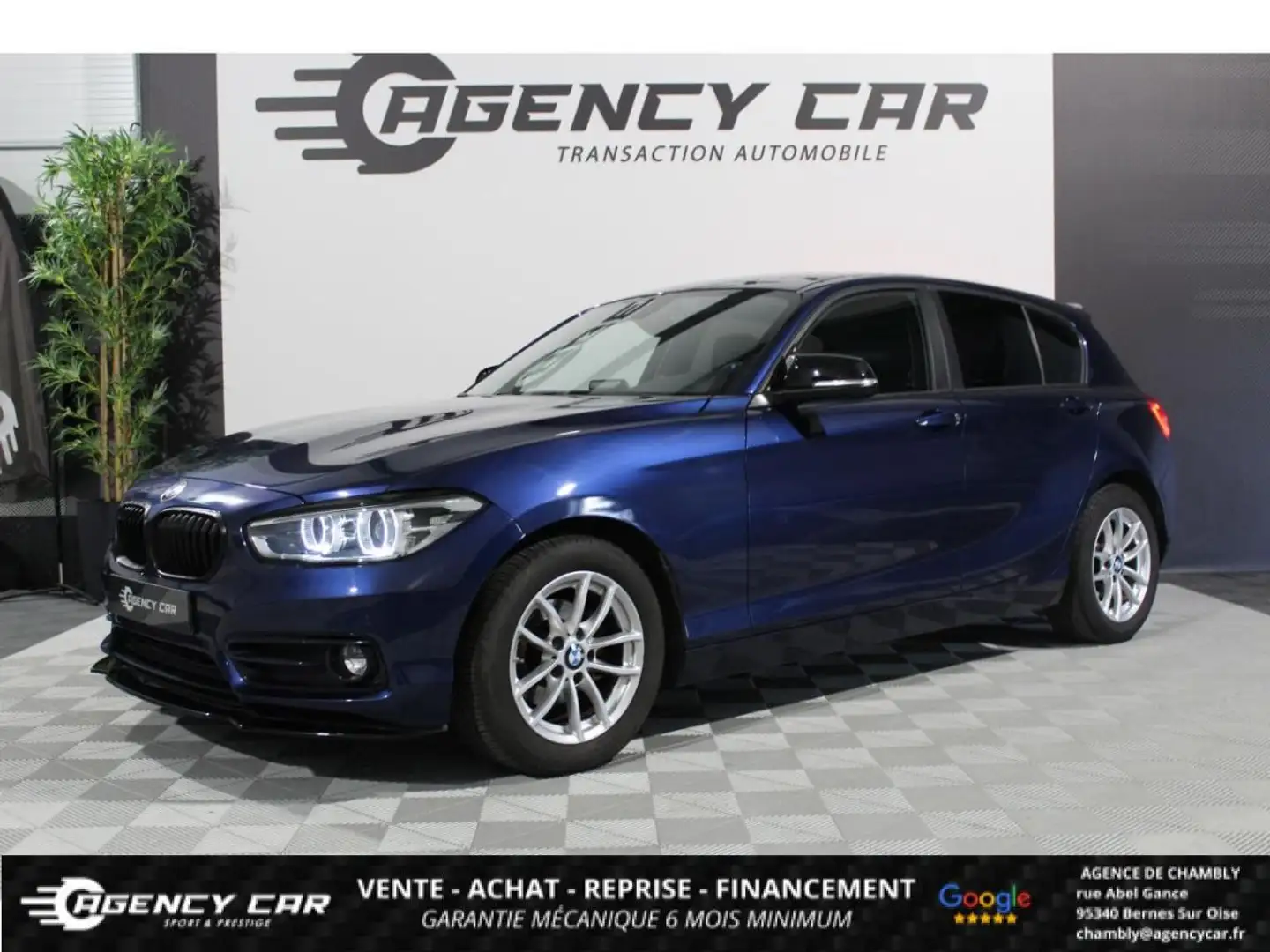 BMW 116 SERIE Business Design 116d F20 LCI 116CH - Faible Kms Bleu - 1
