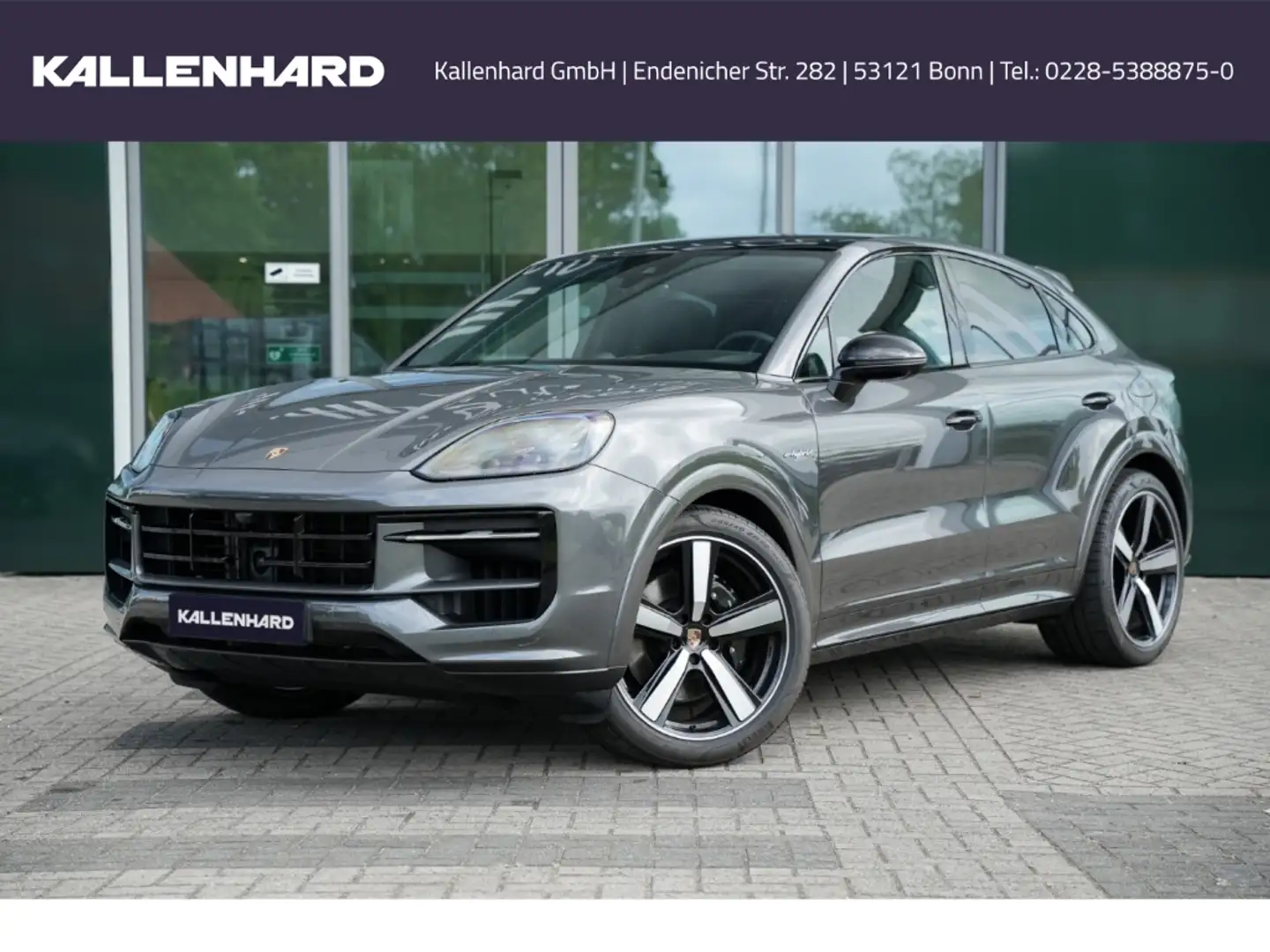 Porsche Cayenne Coupe E-Hybrid-AHK-ACC-Hinterachslenkung-Sitzbelüf Plateado - 1