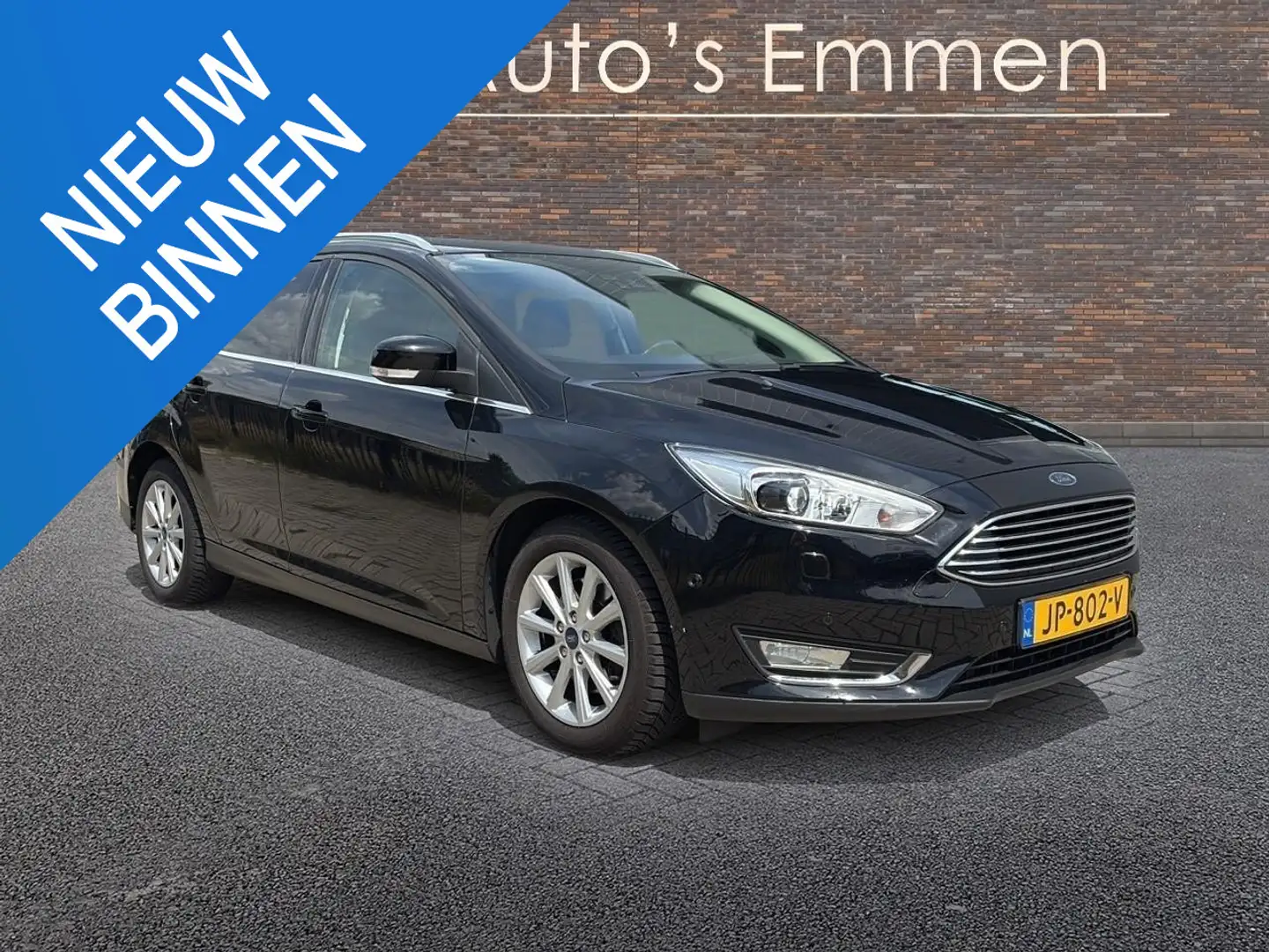Ford Focus Wagon 1.5 150PK ECC LMV NAVIGATIE PDC CRUISE Zwart - 1