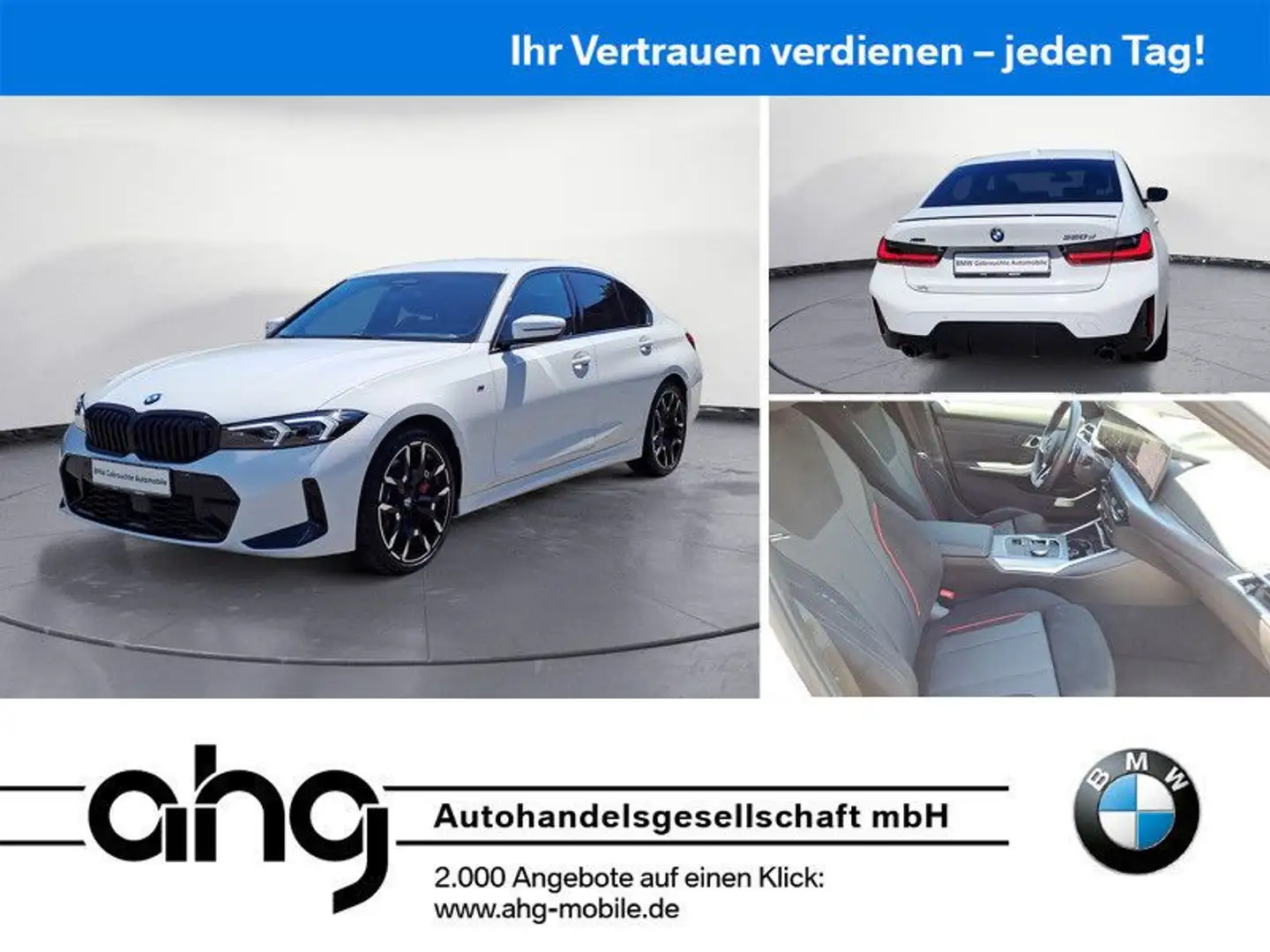 BMW 320 d xDrive M-Sport *Shadow*AHK*LED*HIFI*PDC*SHZ Weiß - 1