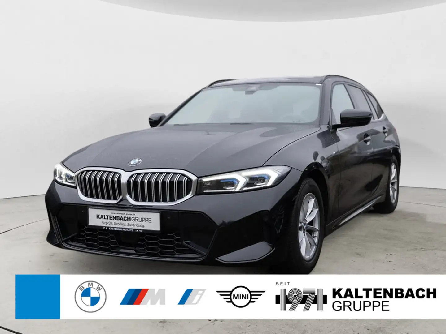 BMW 320 i Touring M-Sportpaket AHK HUD LED ACC Zwart - 1