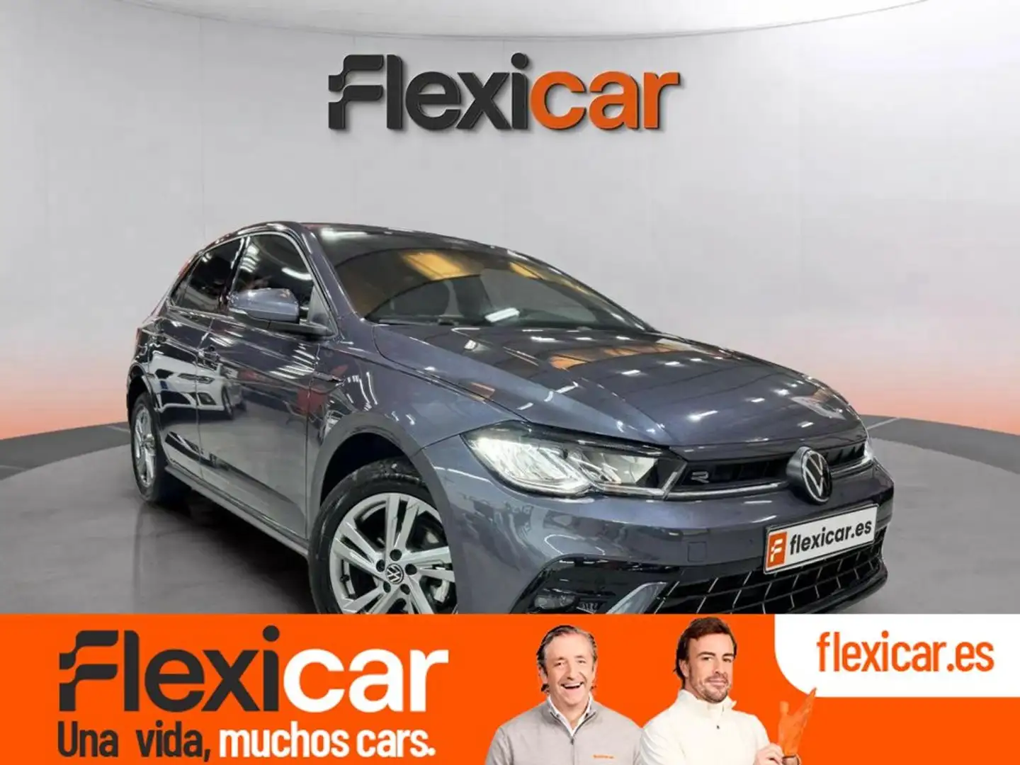 Volkswagen Polo 1.0 TSI R-Line 70kW Gris - 1