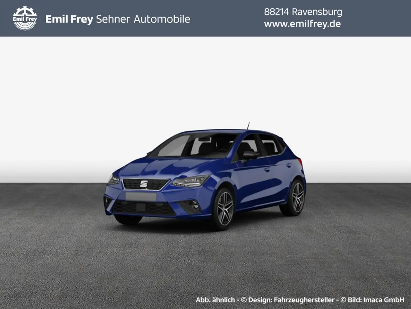 SEAT Ibiza 1.0 TSI S&S FR Bleu - 1