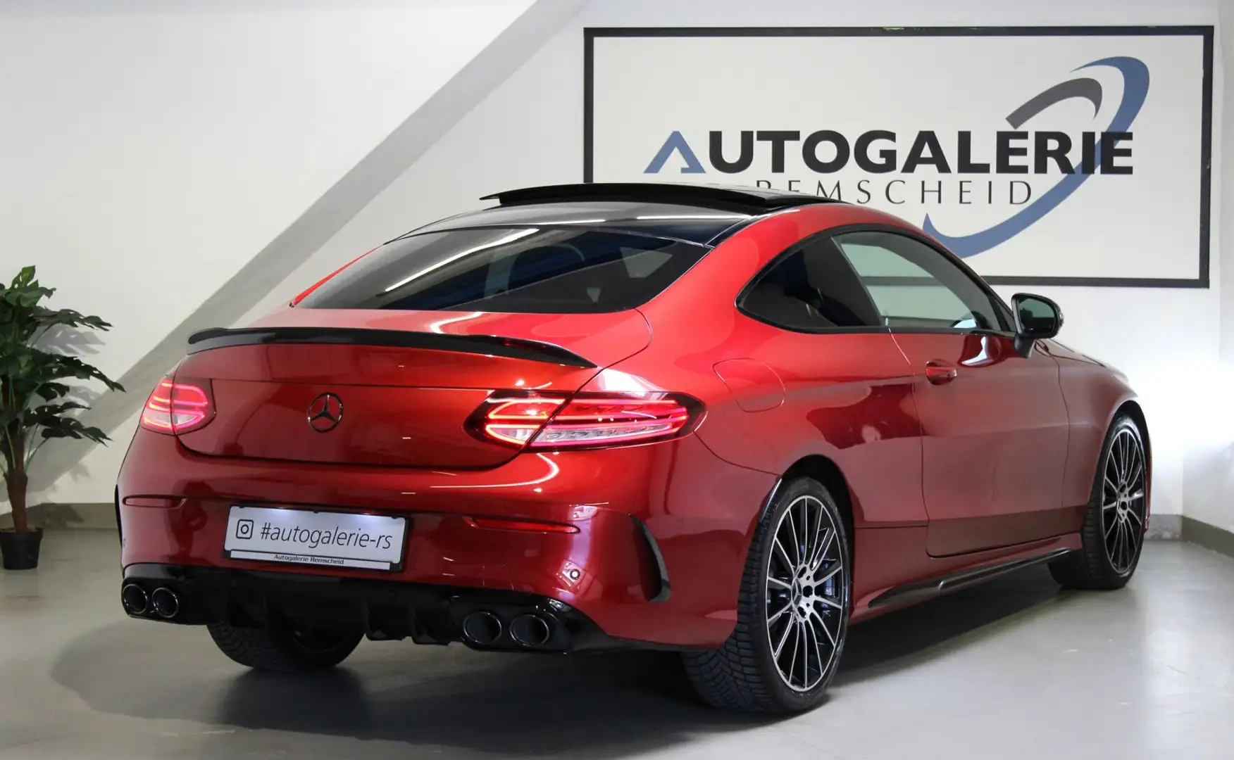 Mercedes-Benz C 220 d Coupe*FACE*AMG LINE*VIRTUAL*PANO*M.BEAM* Kırmızı - 2