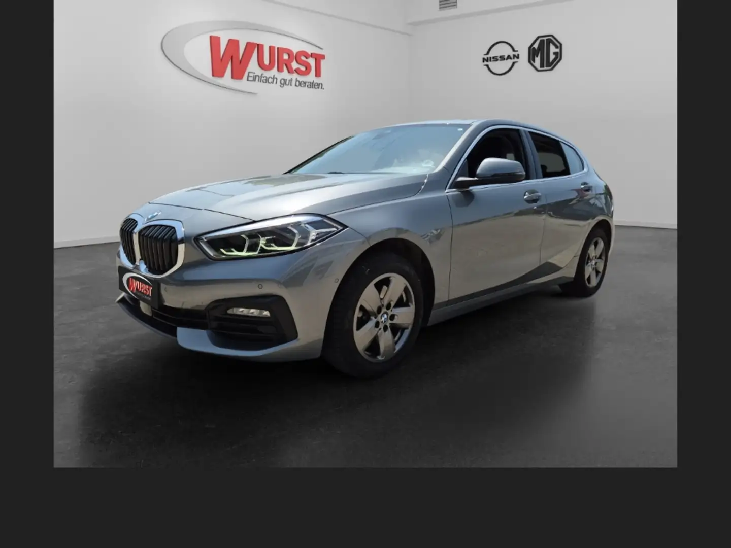 BMW 118 i Advantage 118i EU6d Automatik Gris - 1