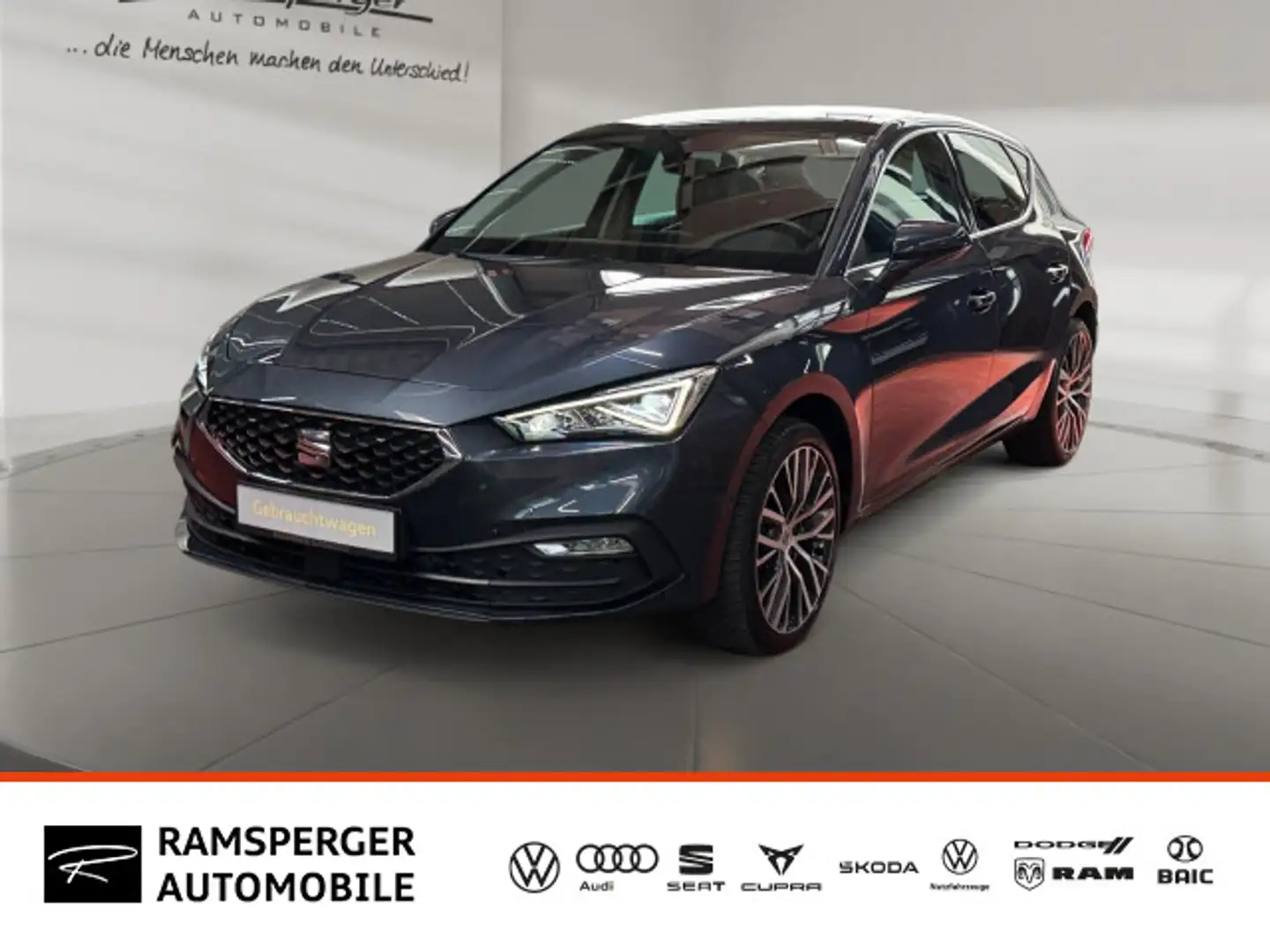 SEAT Leon Xcellence 1.5 eTSI LED/AHK/Kamera/uvm. Grigio - 1