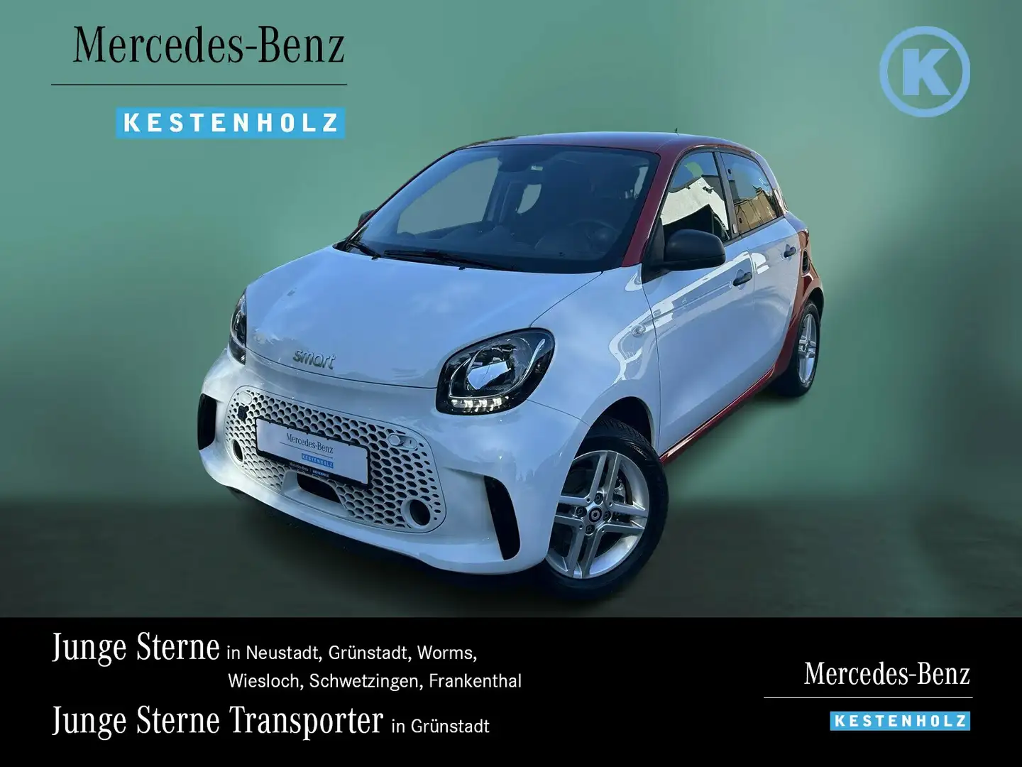 smart forFour forfour EQ TEMPOMAT+SITZHZ+BREMSASS+KLIMA-AUTO Weiß - 1