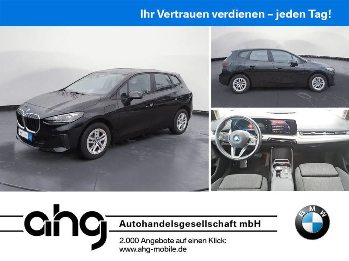 BMW 225 225e Active Tourer xDrive *Premium*Navi*Sportsit Schwarz - 1