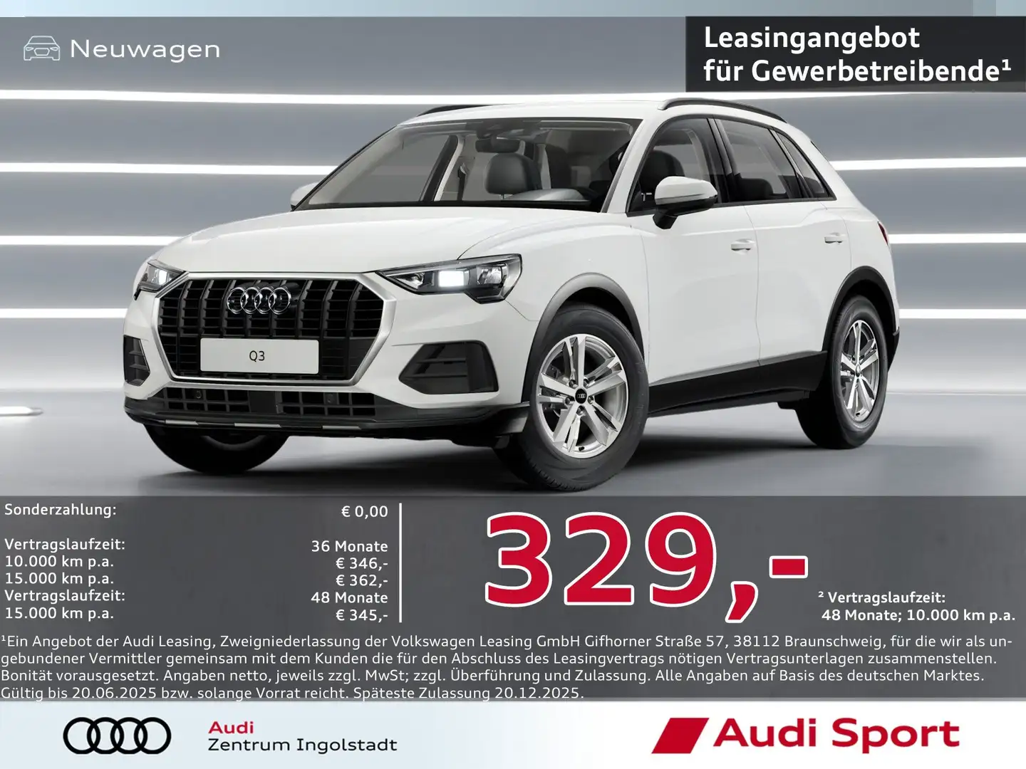 Audi Q3 35 TFSI S tronic  UPE 41.300,- Weiß - 1