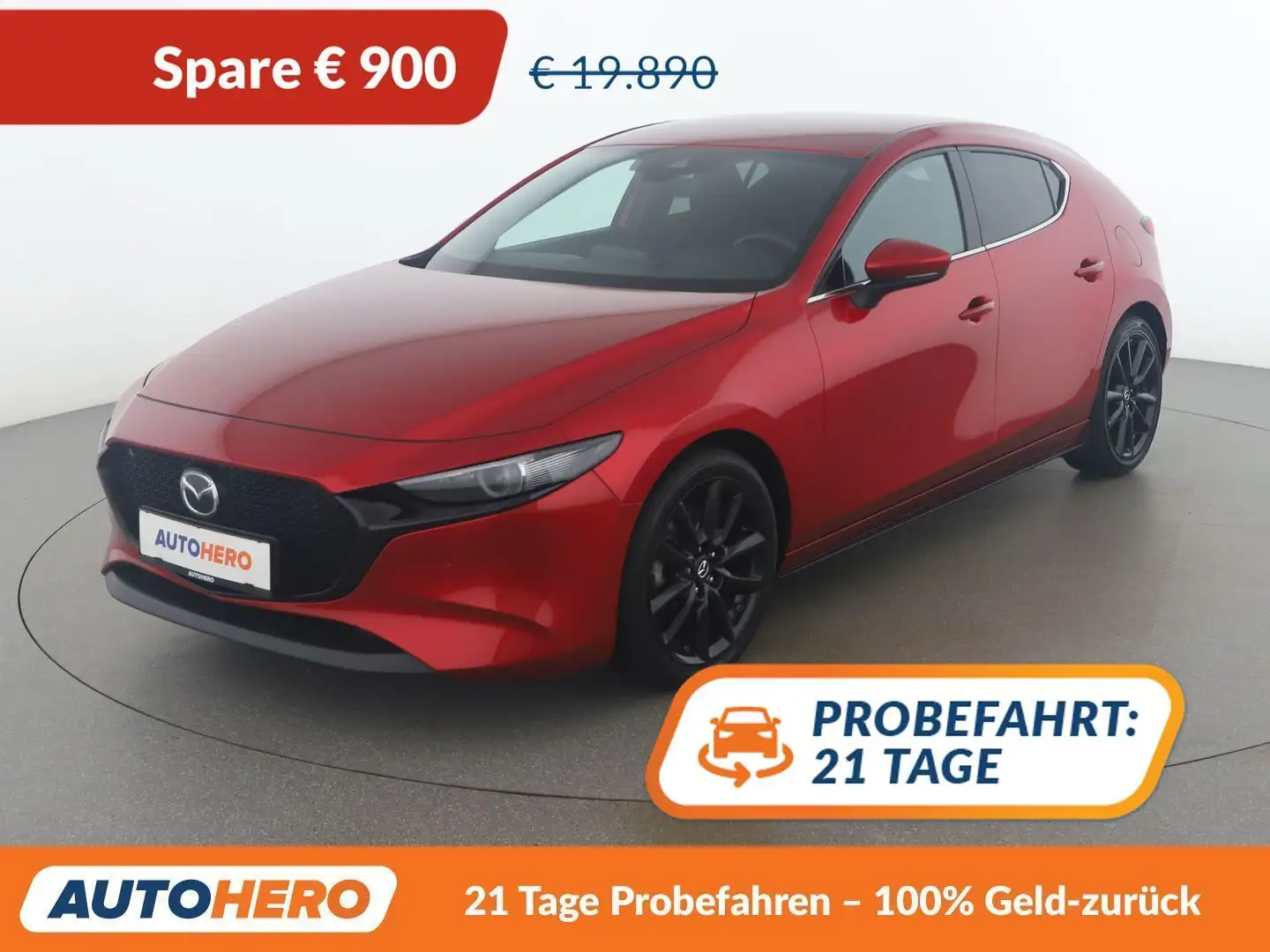 Mazda 3 2.0 Skyactiv-X Mild-Hybrid GT + Rot - 1