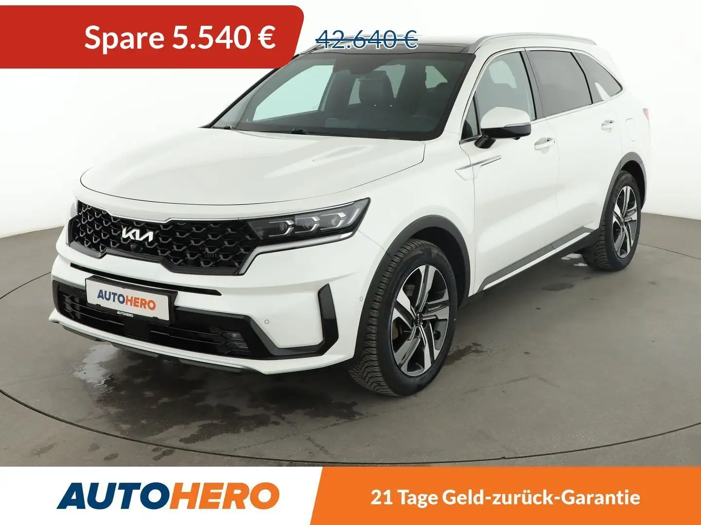 Kia Sorento 1.6 TGDI Plug-in Hybrid Platinum 4WD Aut*NAVI*LED* Weiß - 1