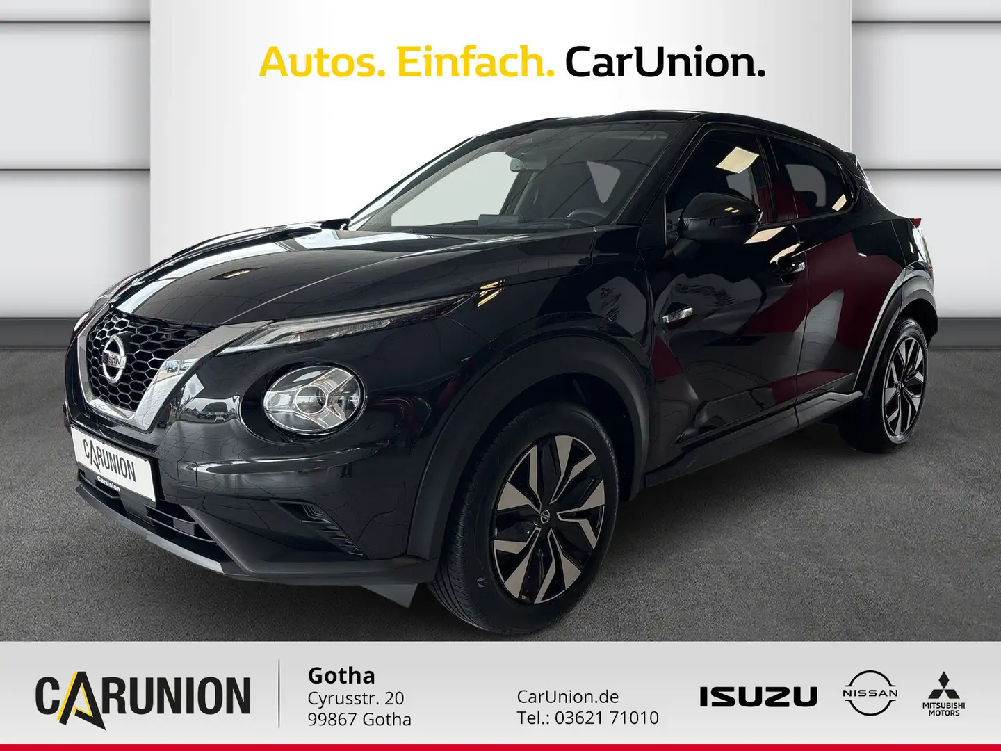 Nissan Juke 1.0 DIG-T 114 PS 6MT Zwart - 1