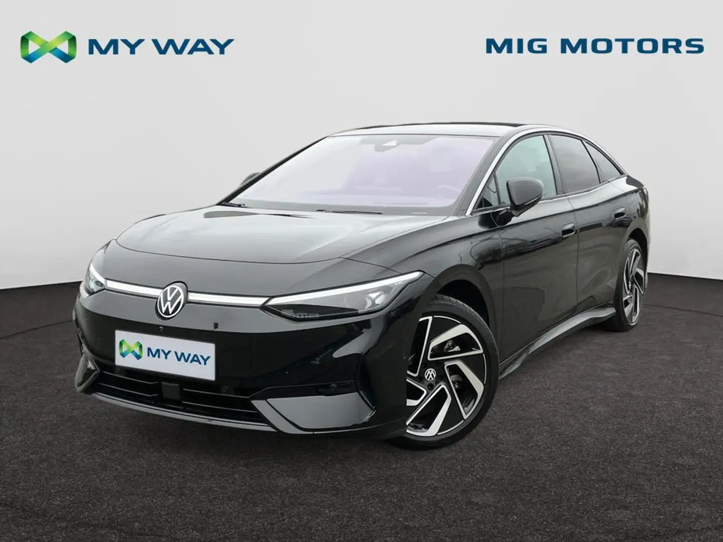 Volkswagen ID.7 Pro Business Premium 77 kWh (286 pk) /// Trekhaak /// 360° Camera /// Elektrische Kofferklep /// Zetel & Stuurverwarming  Noir - 1