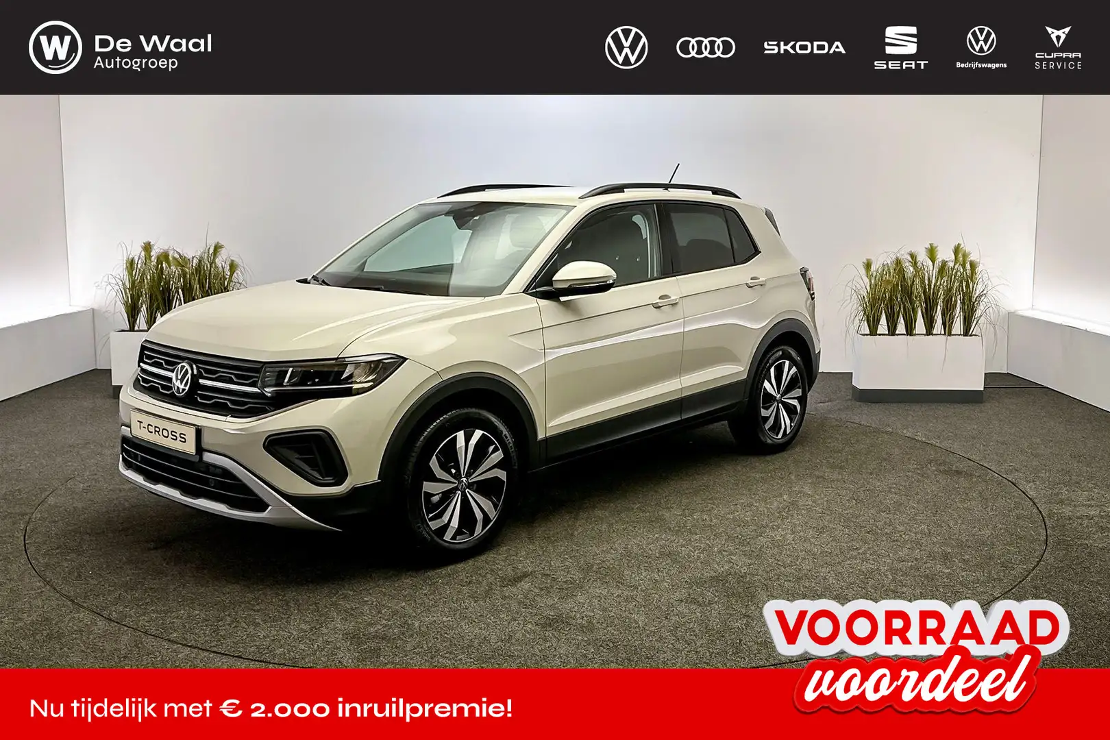 Volkswagen T-Cross Life Edition 1.0 70 kW / 95 pk TSI SUV 5 versn. Ha Gris - 1