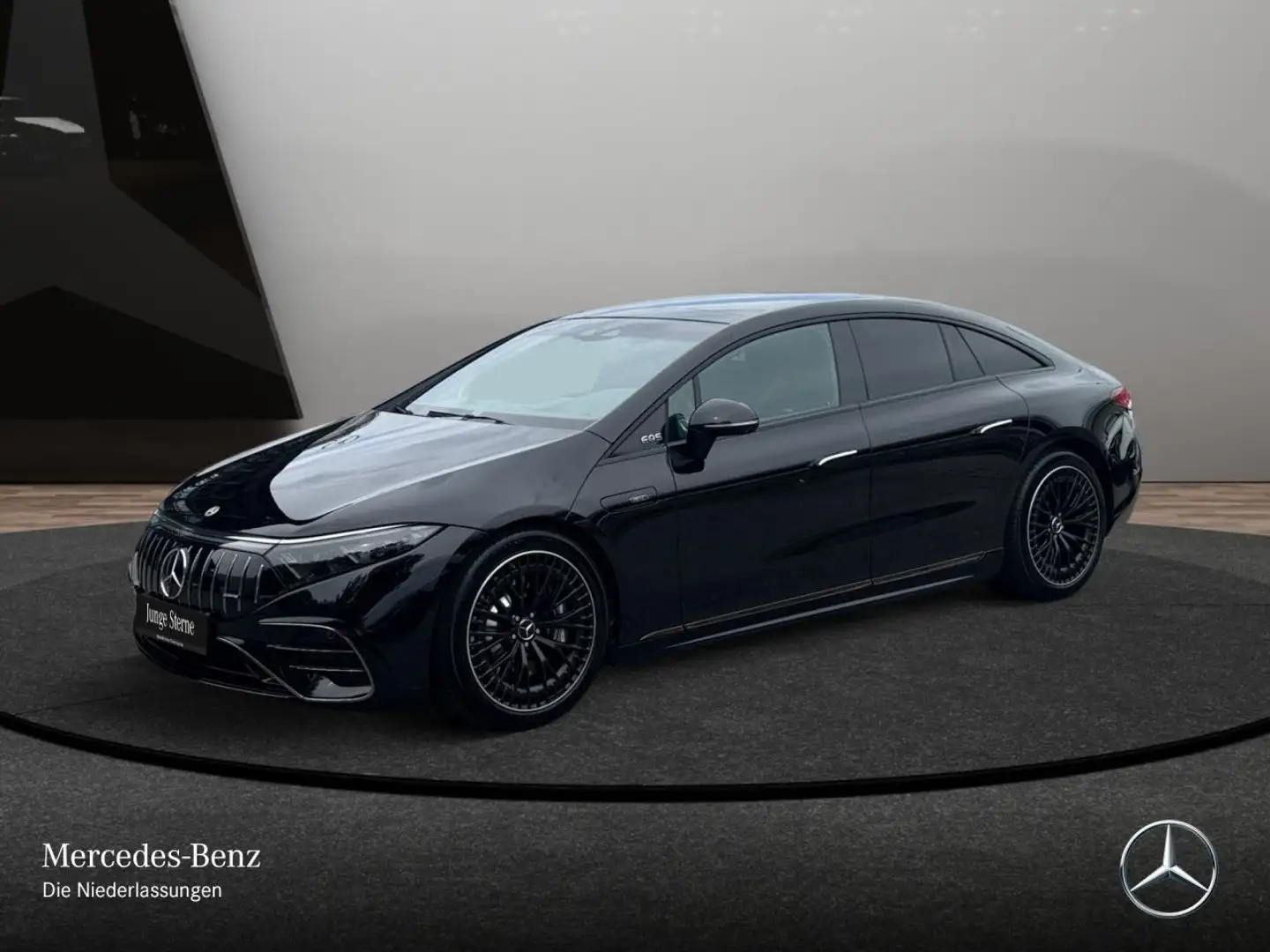 Mercedes-Benz EQS 53 AMG 4M Driversp Fahrass Pano Burmester HUD Schwarz - 2