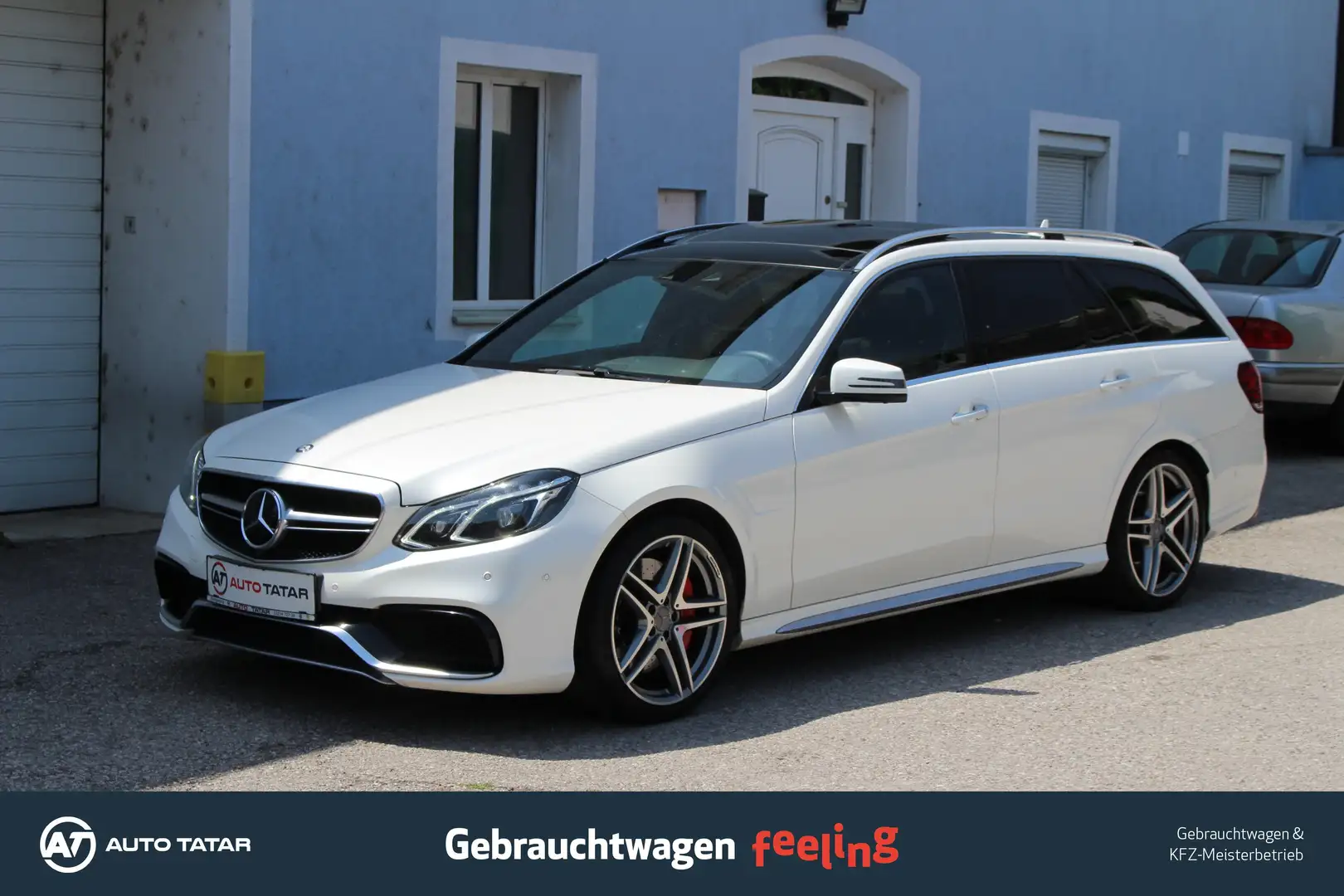 Mercedes-Benz E 63 AMG S 4MATIC T Aut. | 477,- mtl. | 585 PS | Panorama | Weiß - 2