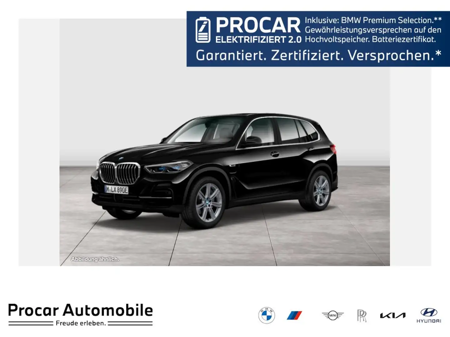 BMW X5 xDrive45e HUD PANO ACC NAVI LED Laser DAB LM Schwarz - 1