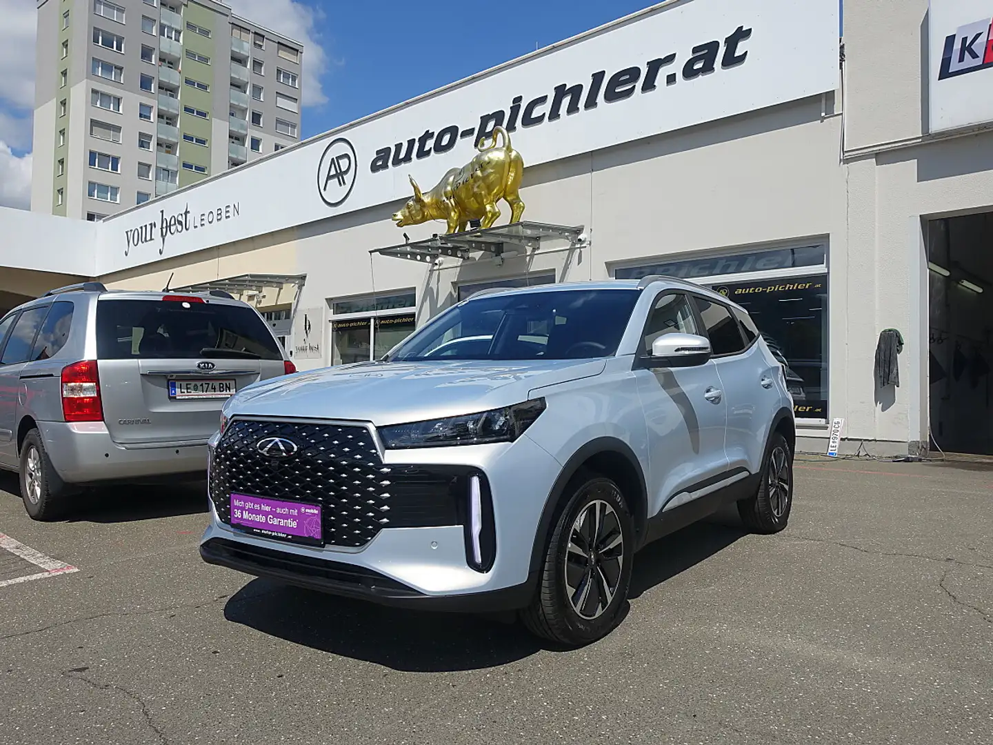 Chery Tiggo 4 HEV Unique Silber - 1