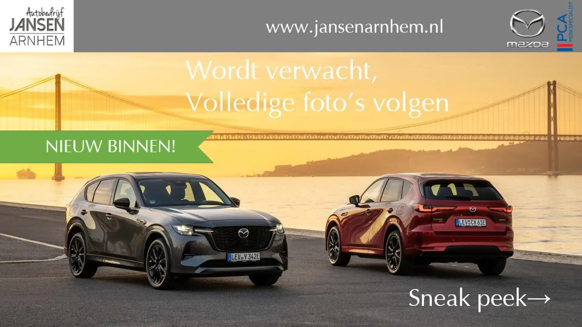 Mazda CX-60 2.5 e-SkyActiv PHEV 327PK Exclusive-Line , Automaa Wit - 1