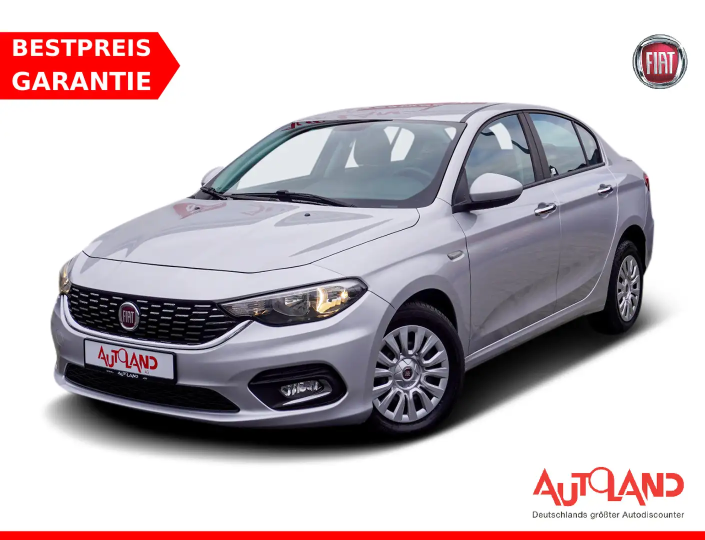 Fiat Tipo Limousine 1.4 16V Klima PDC Bluetooth Silber - 1