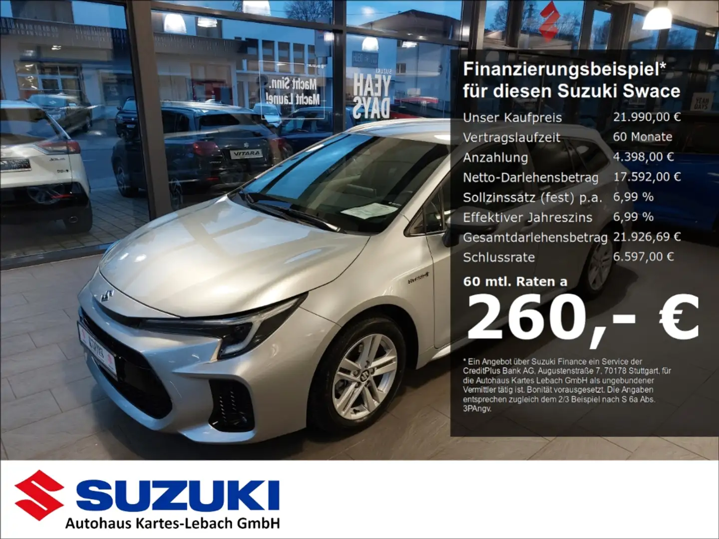 Suzuki Swace 1.8 Hybrid Comfort+ Suzuki Garantie bis 03 2028 Silber - 1