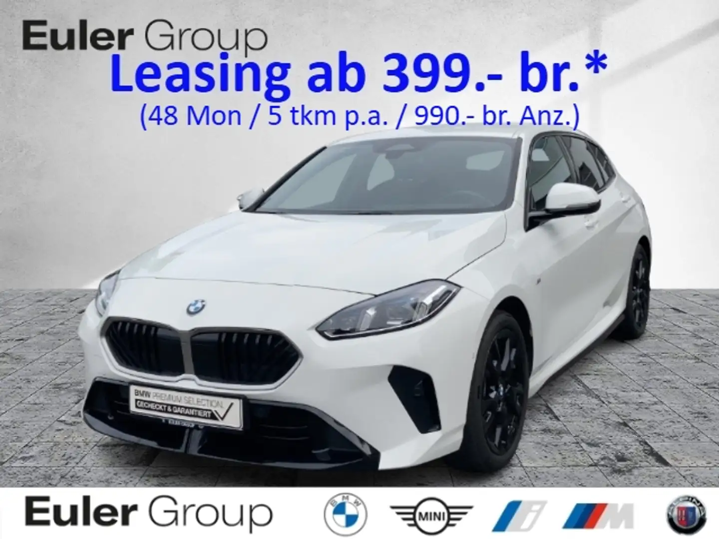 BMW 118 dA M-Sport AHK Kom-Zug. adLED PDC FLA So-Vergl. Al Weiß - 1