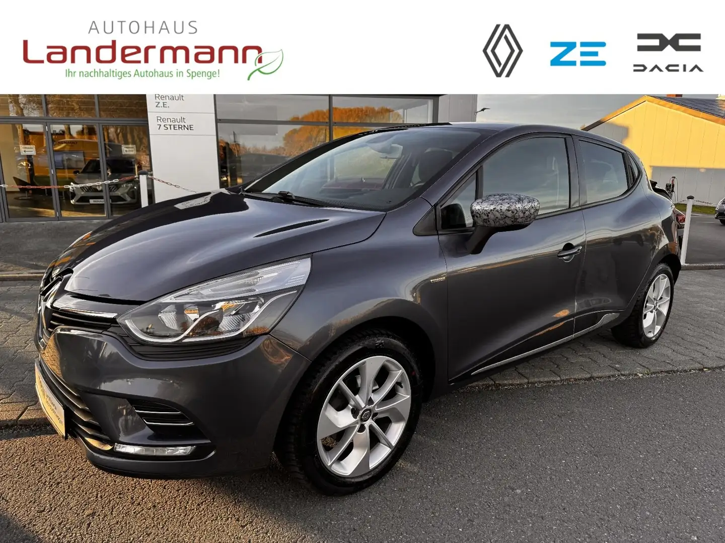 Renault Clio LIMITED DELUXE TCe 90 KLIMA+NAVI+PDC+SITZH Gris - 1