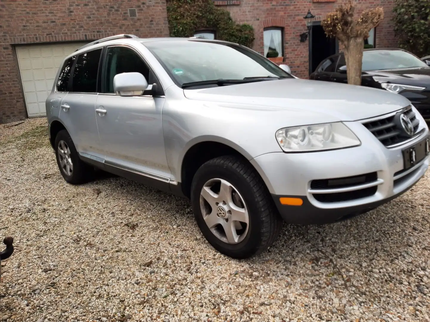 Volkswagen Touareg 3.2 V6 Tiptronic LPG Prins Gasanl/Leder Silber - 1