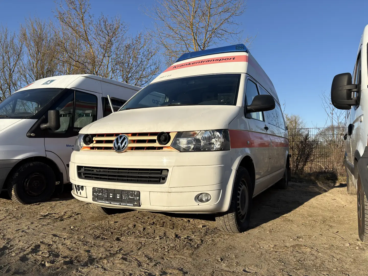 Volkswagen T5 Krankenwagen | 2.0TDI | 150 PS | Automatik | Klima Blanco - 1