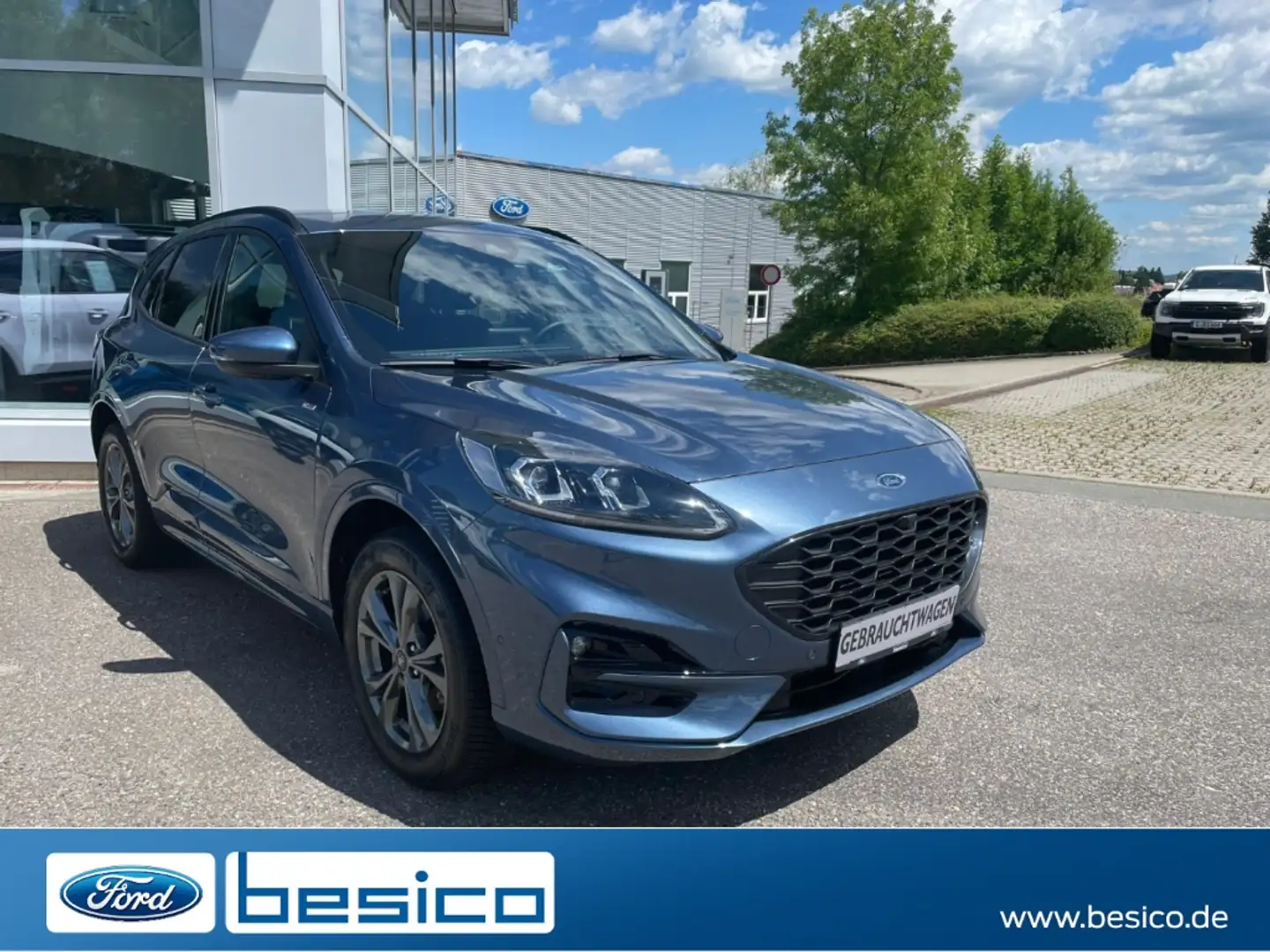 Ford Kuga ST-Line X PHEV+AHK+NAV+LED+B&O+BLIS+iACC+LMF Blau - 1