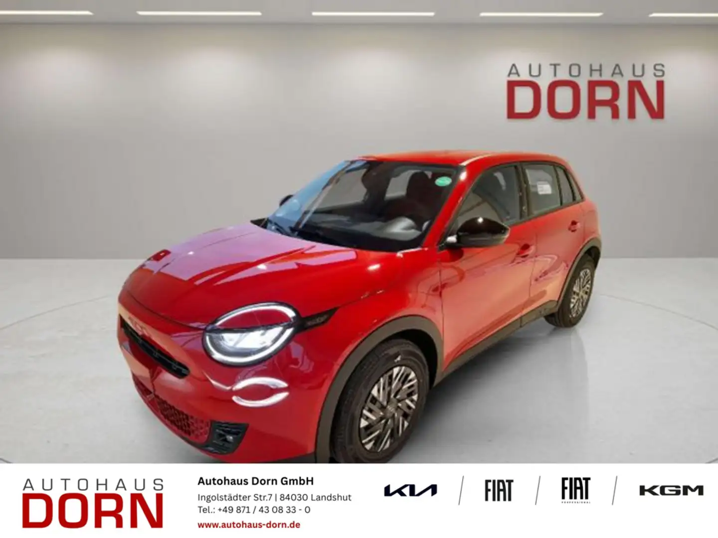 Fiat 600 600e RED 2023 54kWh Klimaautomatik Onboard-C Rot - 1