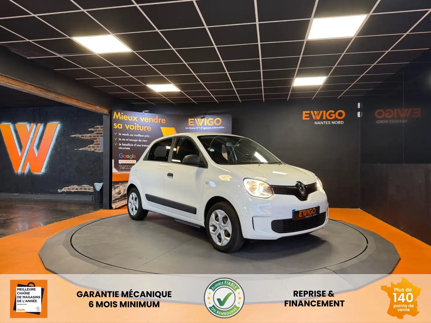Renault Twingo E-TECH ELECTRIC 22KWH ACHAT-INTEGRAL LIFE BVA // 1ERE MAIN // ENTRETIEN CONSTRUCTEUR - 1