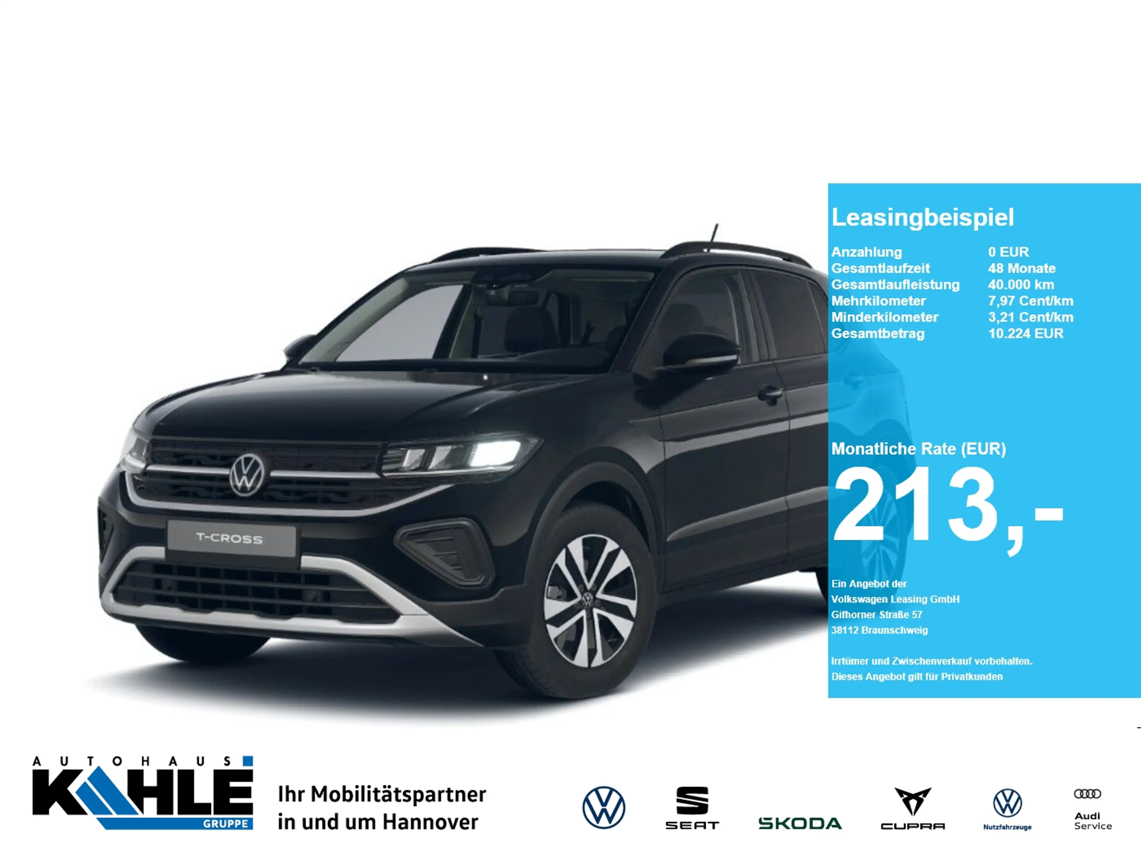 Volkswagen T-Cross 1.0 TSI OPF ENERGY Navi AHK GJR RFK DigiPro