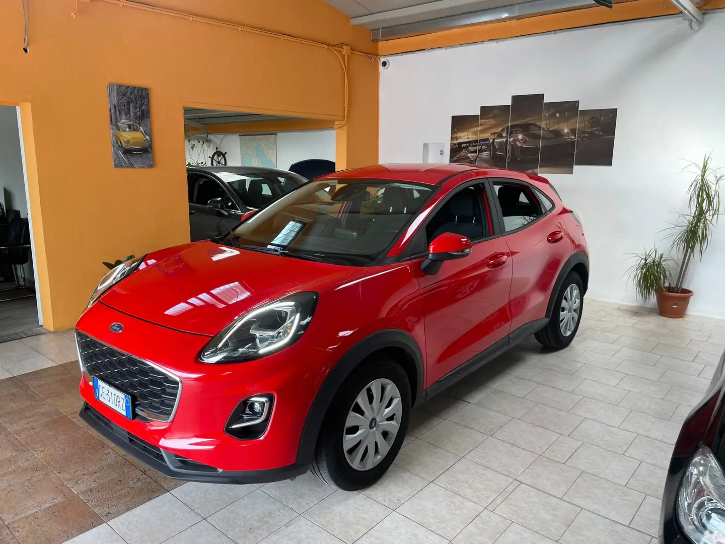 Ford Puma Puma 1.0 ecoboost Connect 95cv Rosso - 1