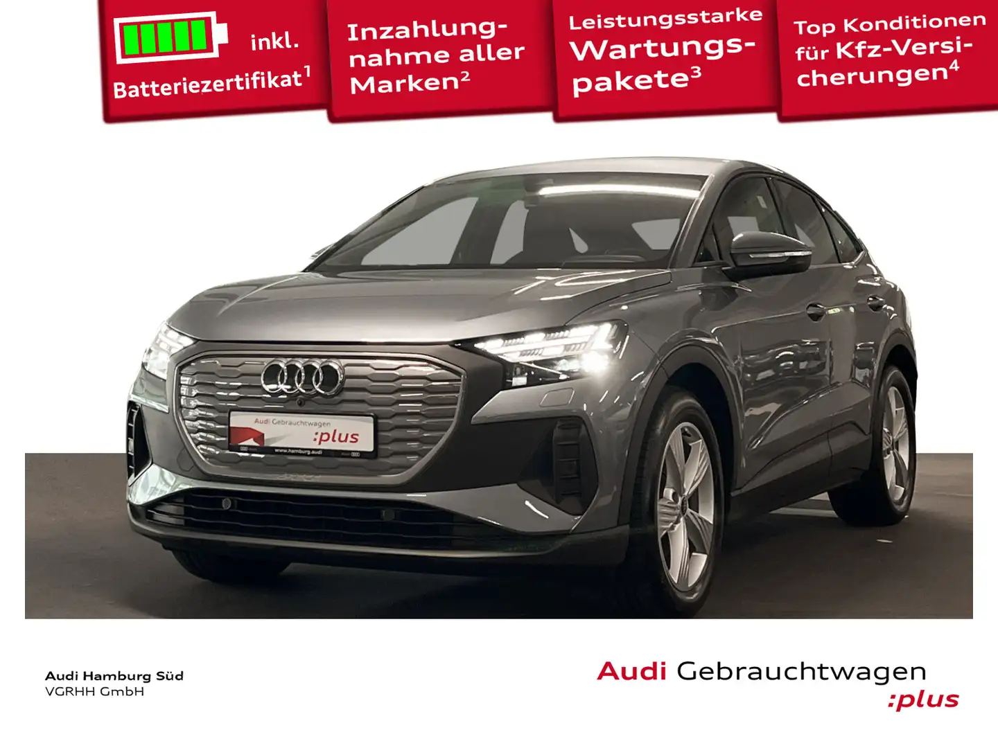Audi Q4 e-tron Q4 Sportback 35 e-tron MATRIX/LM19/WÄRMEPUMPE Bleu - 1
