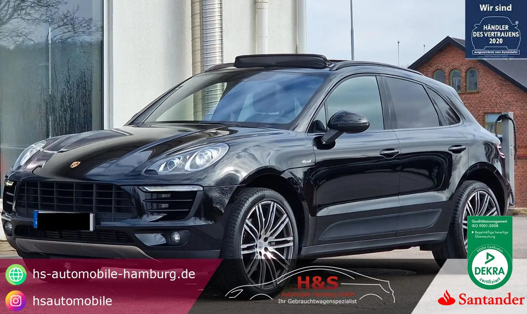 Porsche Macan S Diesel Noir - 1