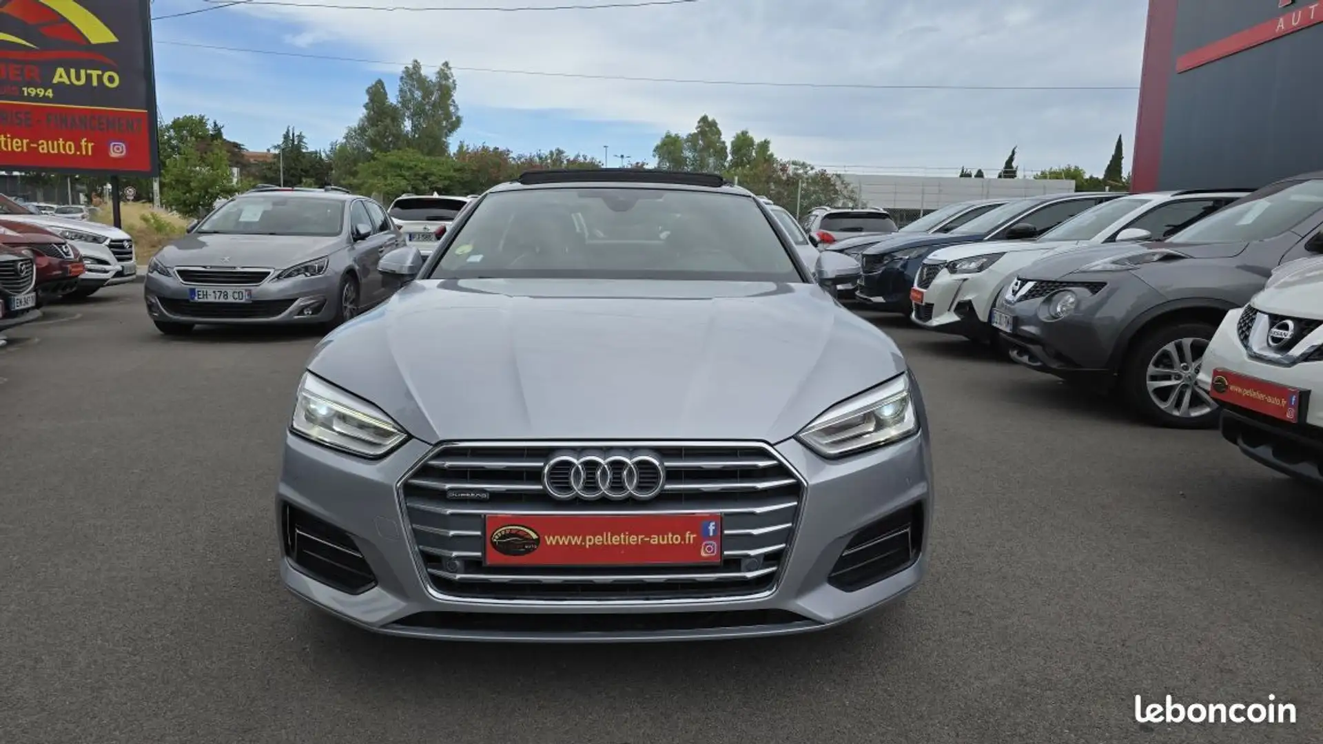 Audi A5 40 TDI 190 S tronic 7 Quattro line Gris - 2