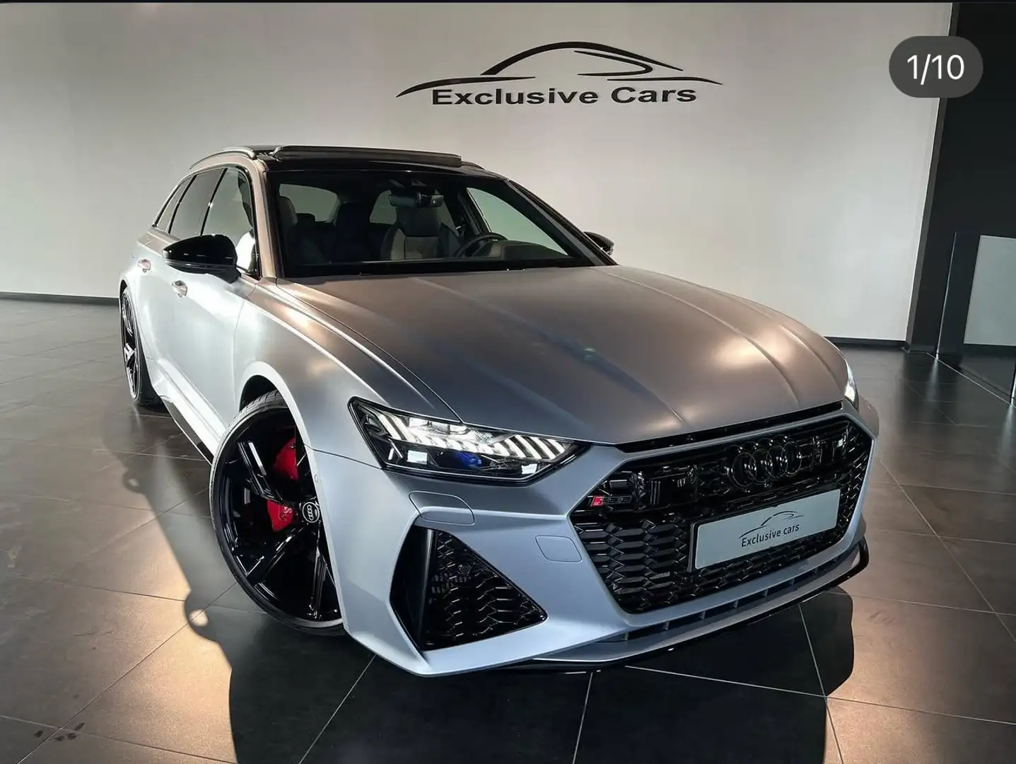 Audi RS6 Avant 4.0 mhev Quattro /TETTO/SCARICHI/COLORE MATT Gris - 2