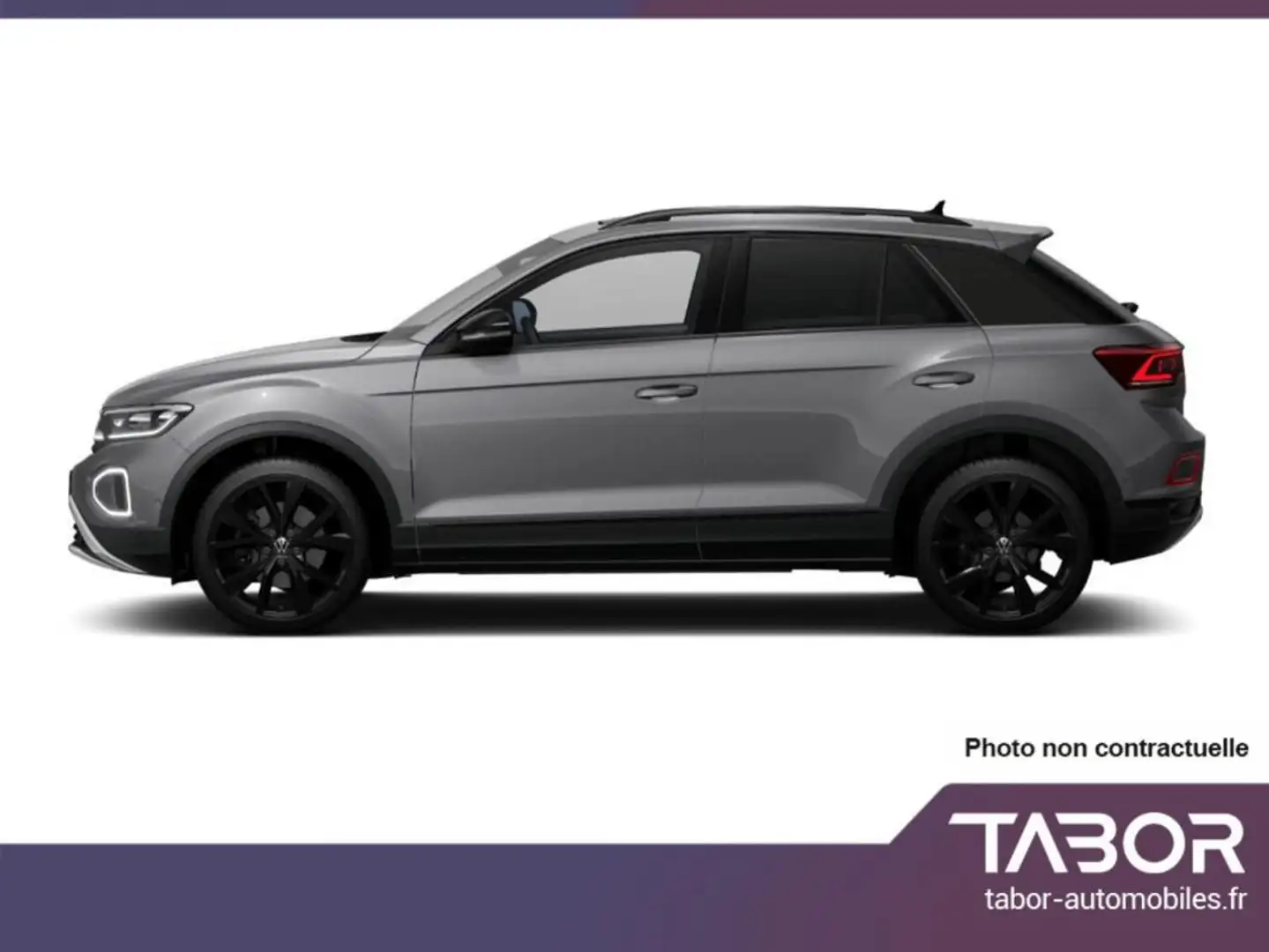 Volkswagen T-Roc 150 DSG Style Pano BlackP GPS Gris - 2