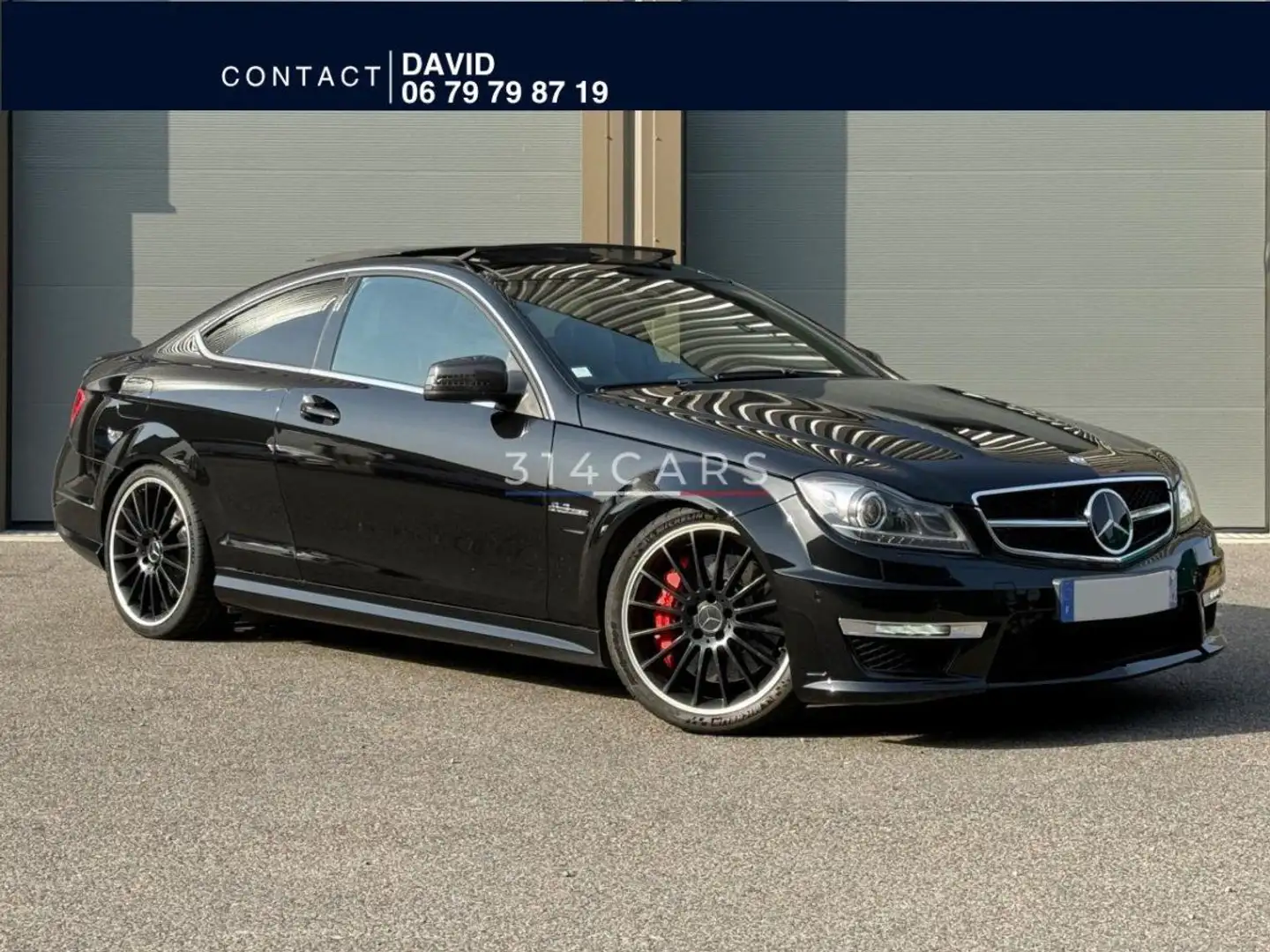 Mercedes-Benz C 63 AMG Coupé C63 AMG 487 cv BVA - PPP Nero - 1