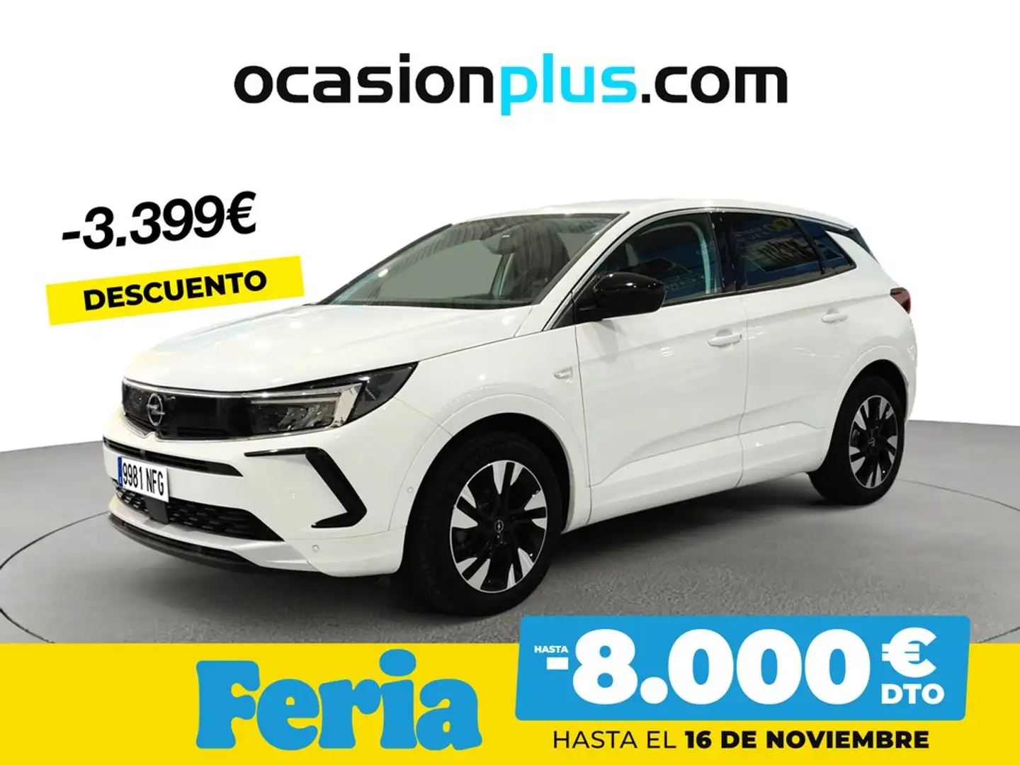 Opel Grandland 1.2T S&S GS Aut. 130 Wit - 1