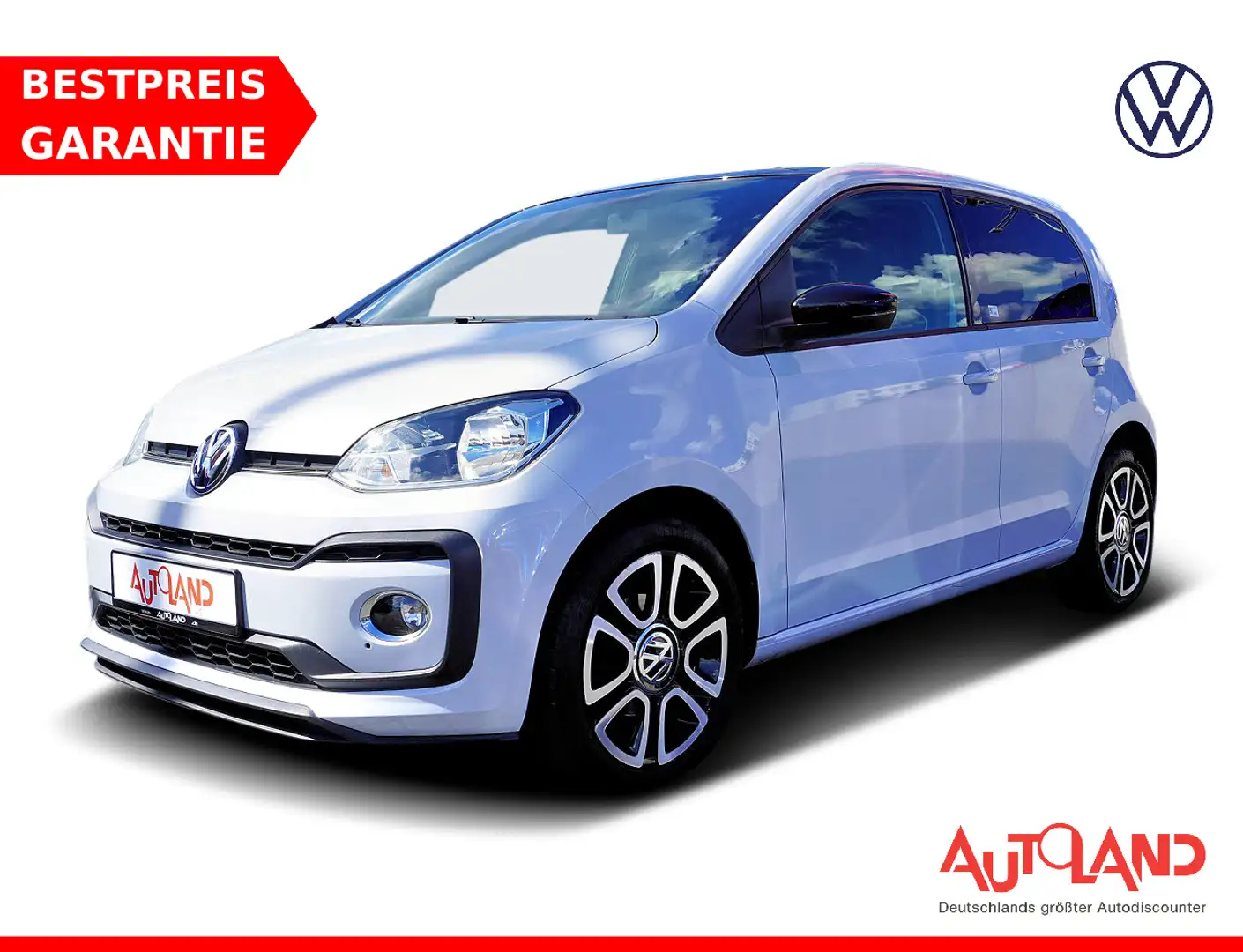 Volkswagen up! 1.0 high Beats Leder Klima Sitzheizung Weiß - 1
